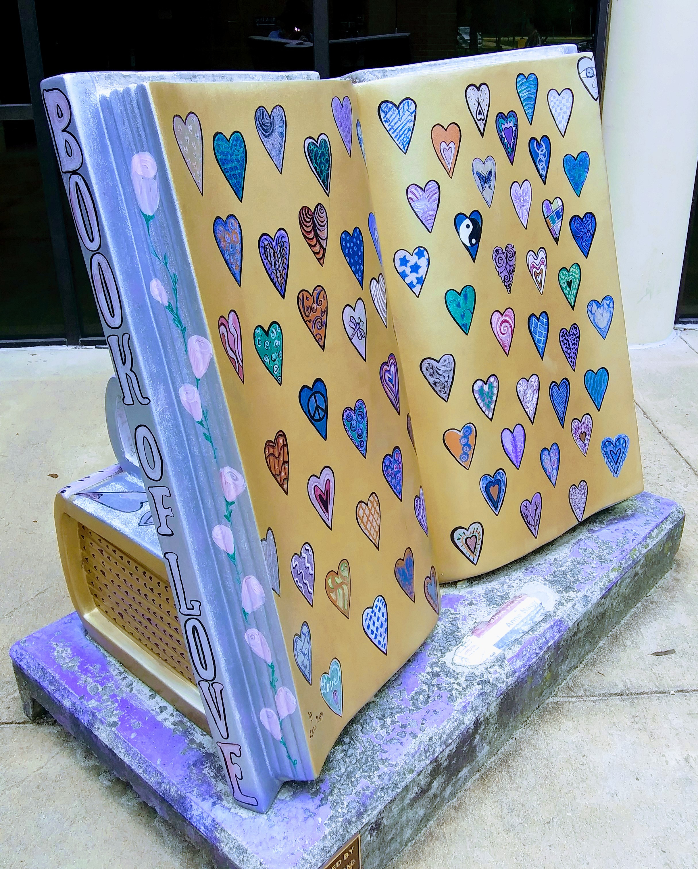 Book of Love Art Work at Reston Regional Library