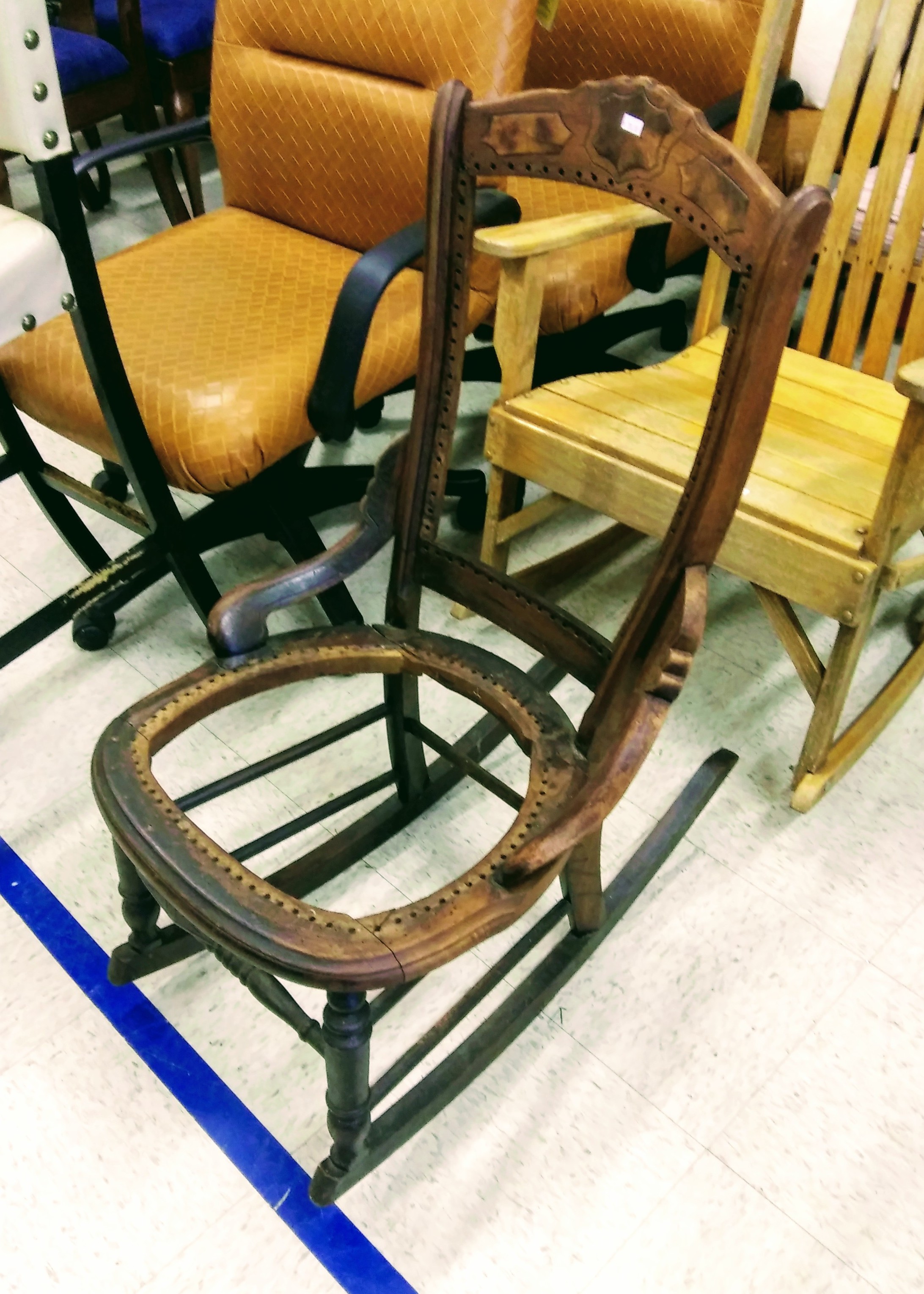 Old Rocking Chair Needing some Refinishing