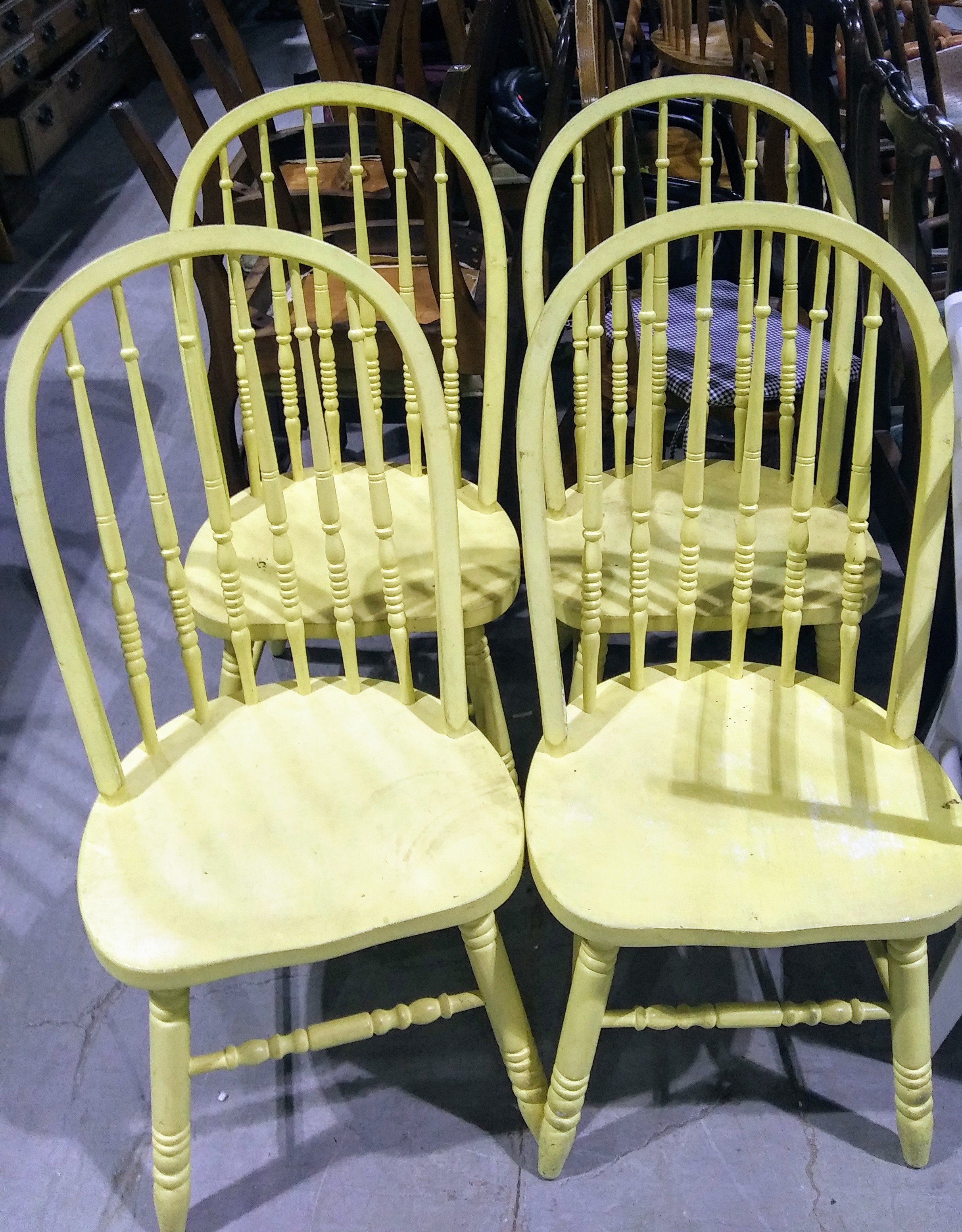 A Set of Yellow Chairs