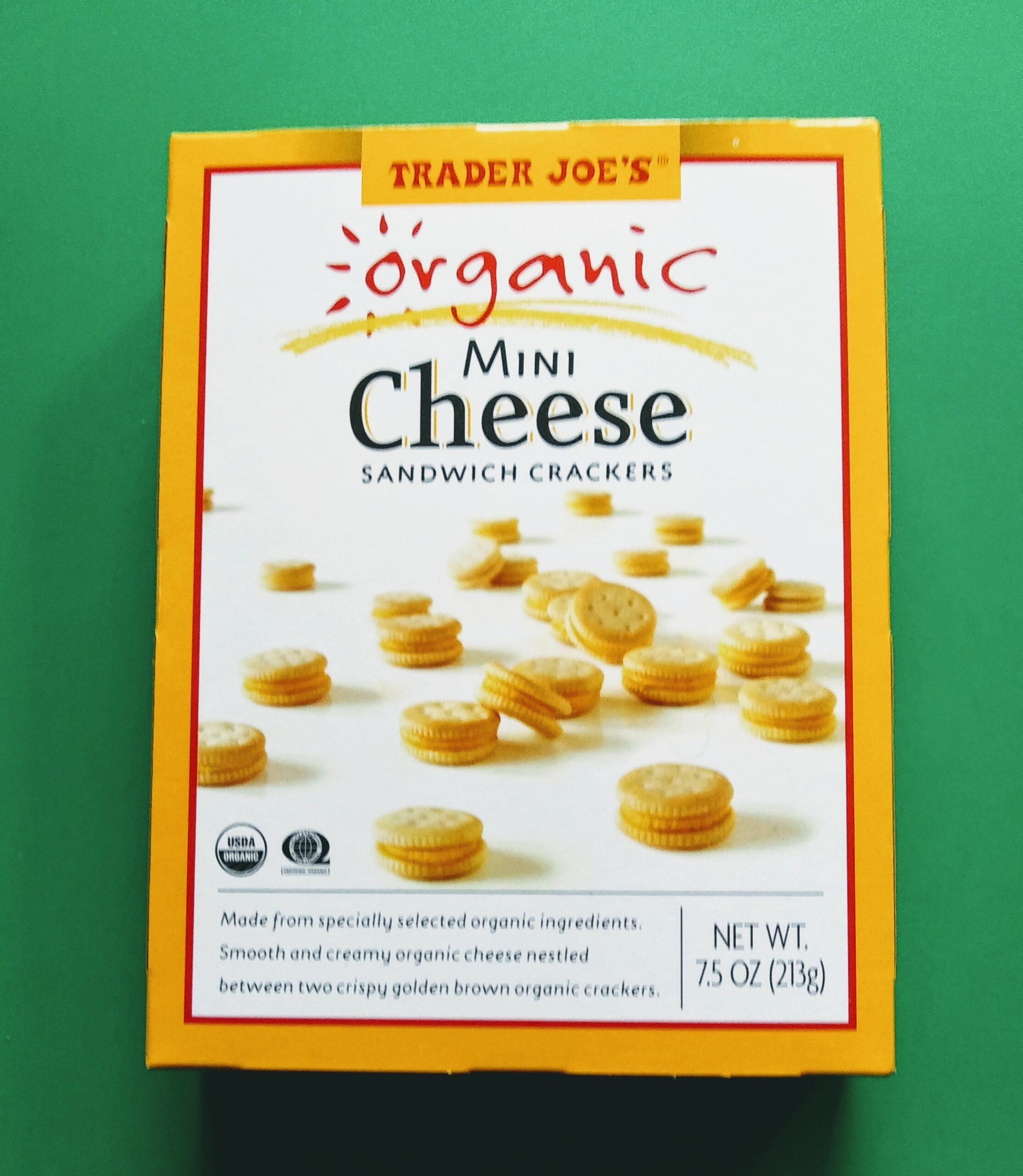 Trader Joe's Organic Mini Cheese Sandwich Crackers