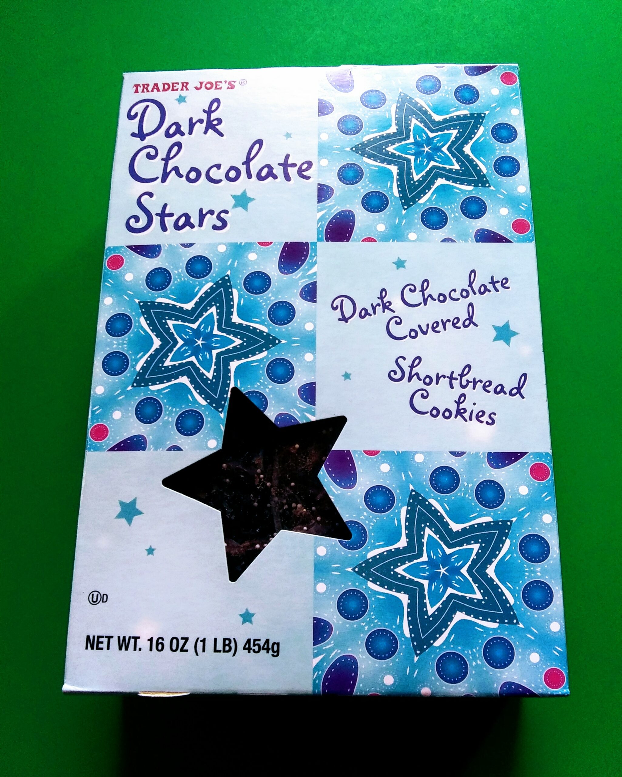 Trader Joe's Dark Chocolate Star shortbread Cookies