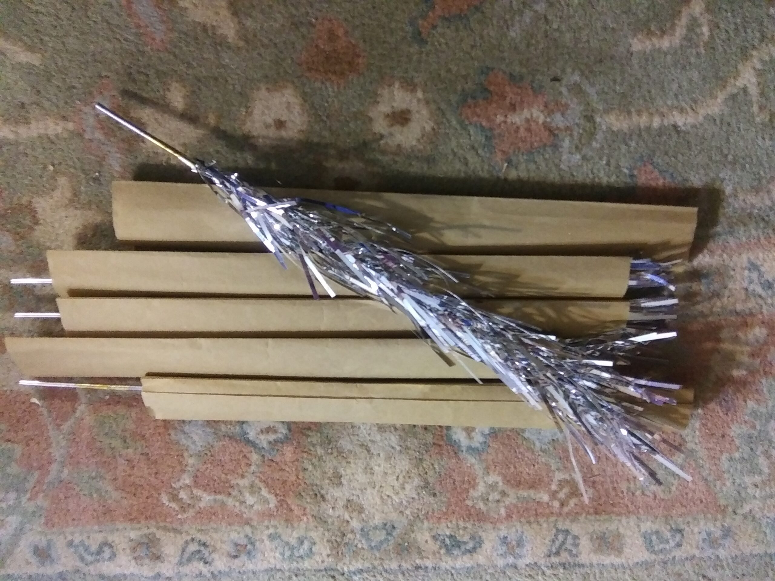 Vintage Aluminum Sparkler Christmas Tree Branch