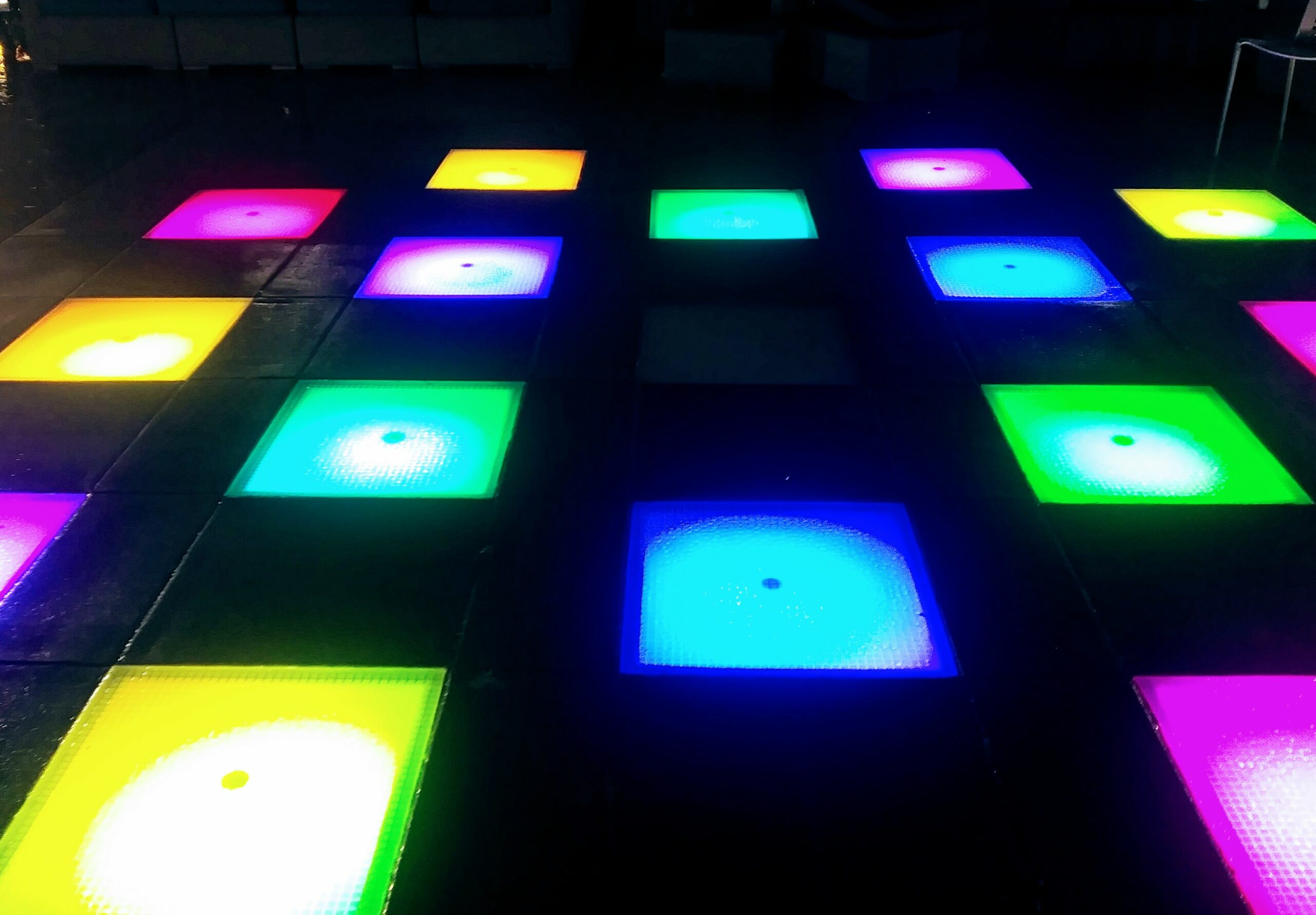 Outdoor "Disco" Patio Flooring