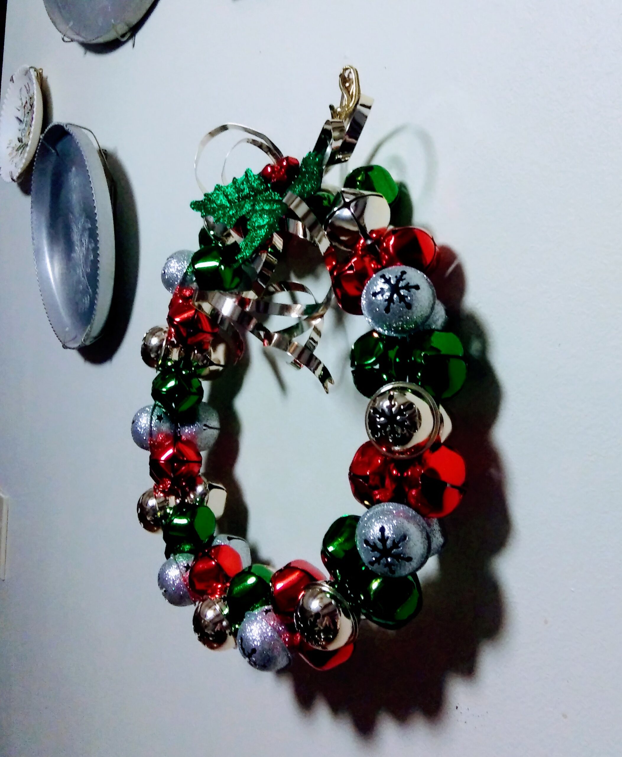 Wreath Made with Colored Bells