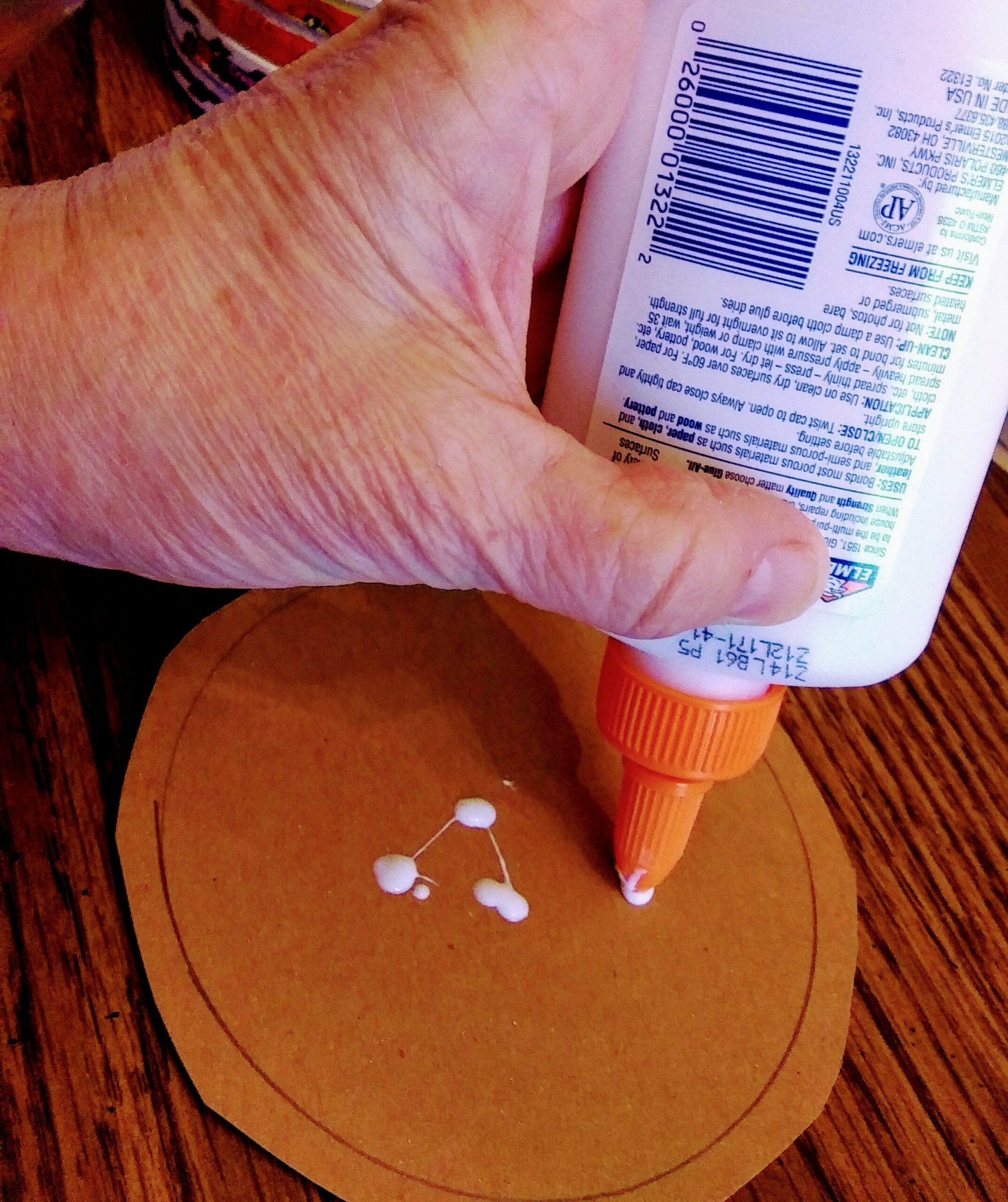 Gluing on the Bottom Rim of the Smaller Cake Box