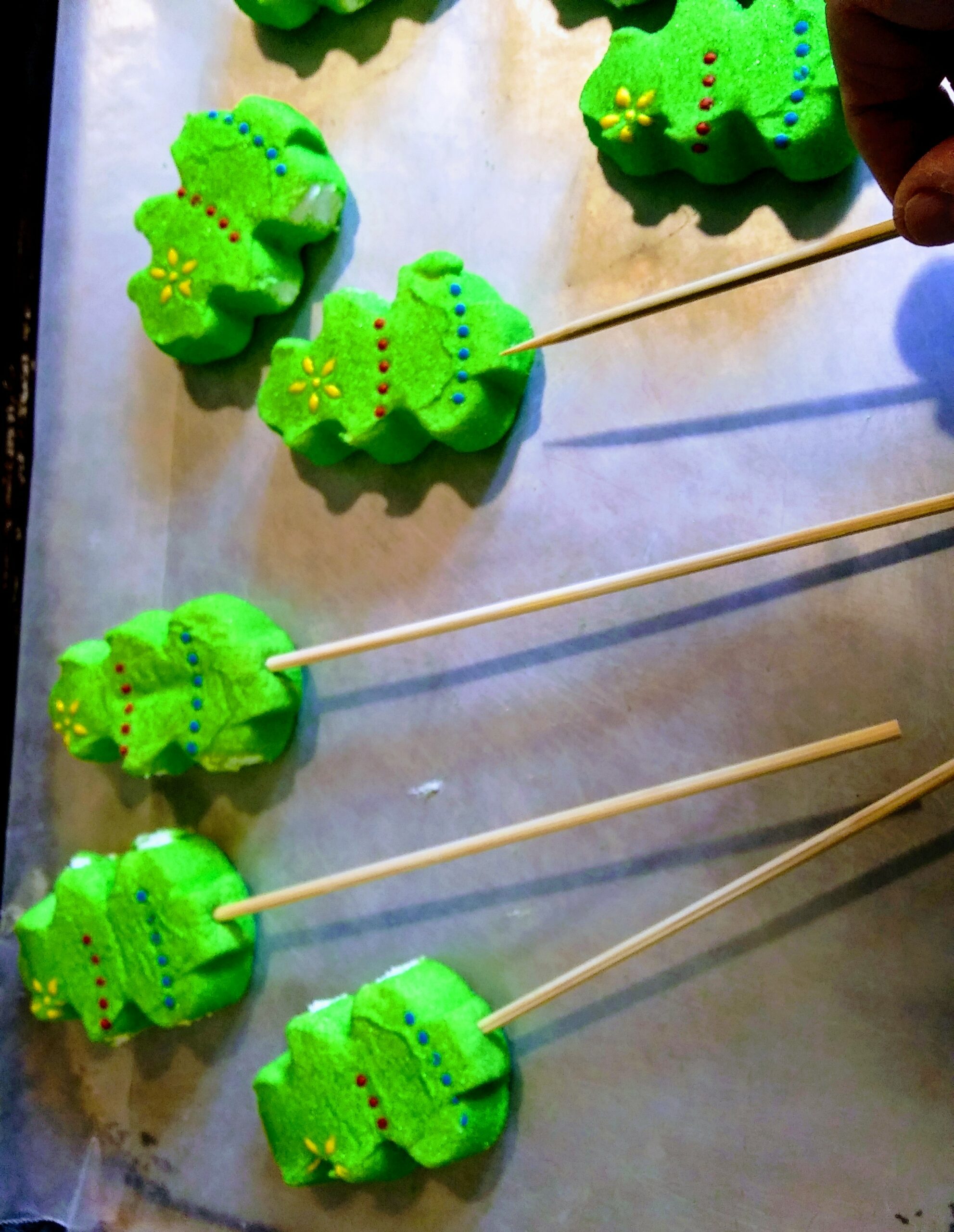 Candy on Bamboo Skewers