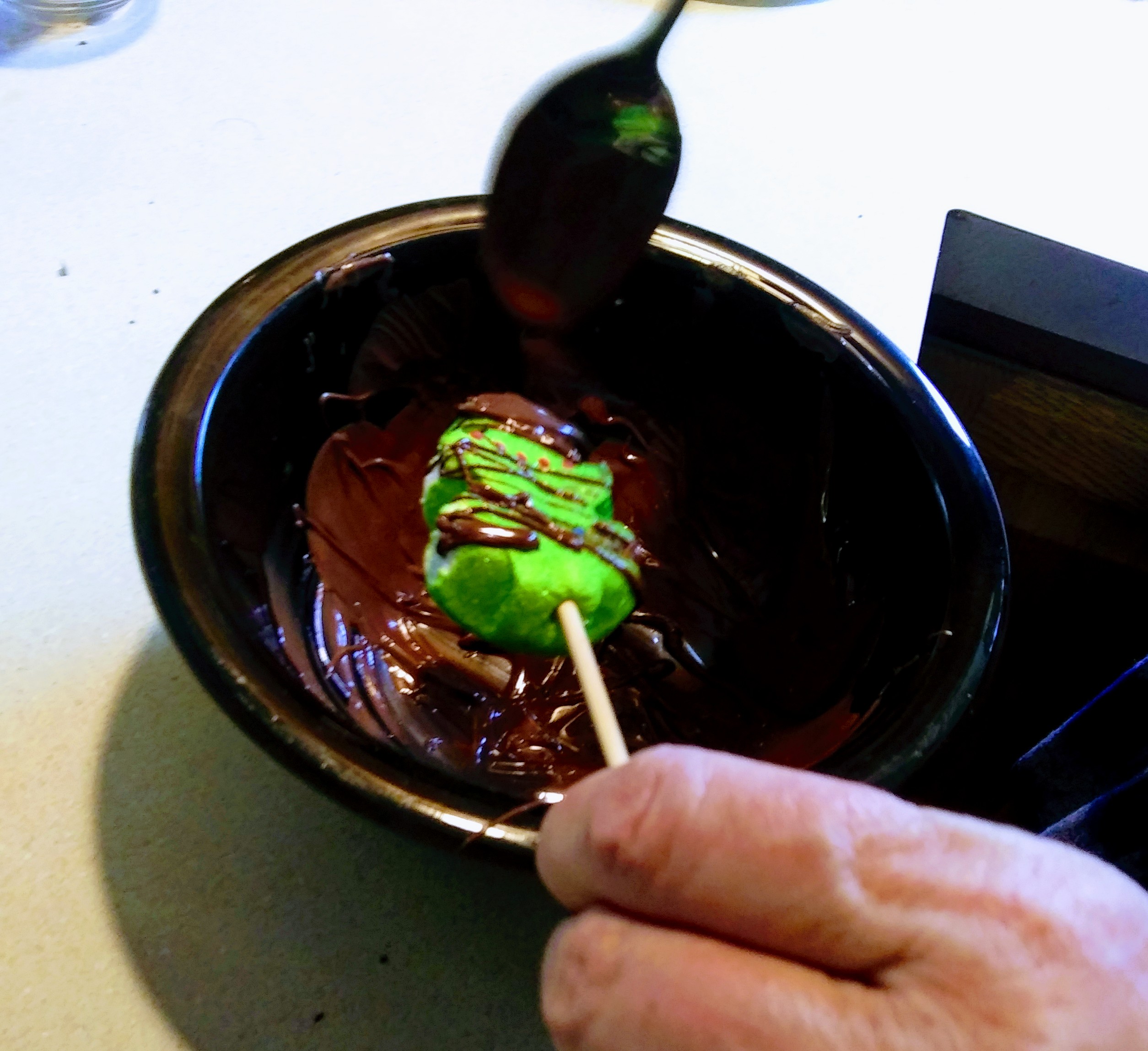 Using Dark Chocolate Wafers to Coat Candy