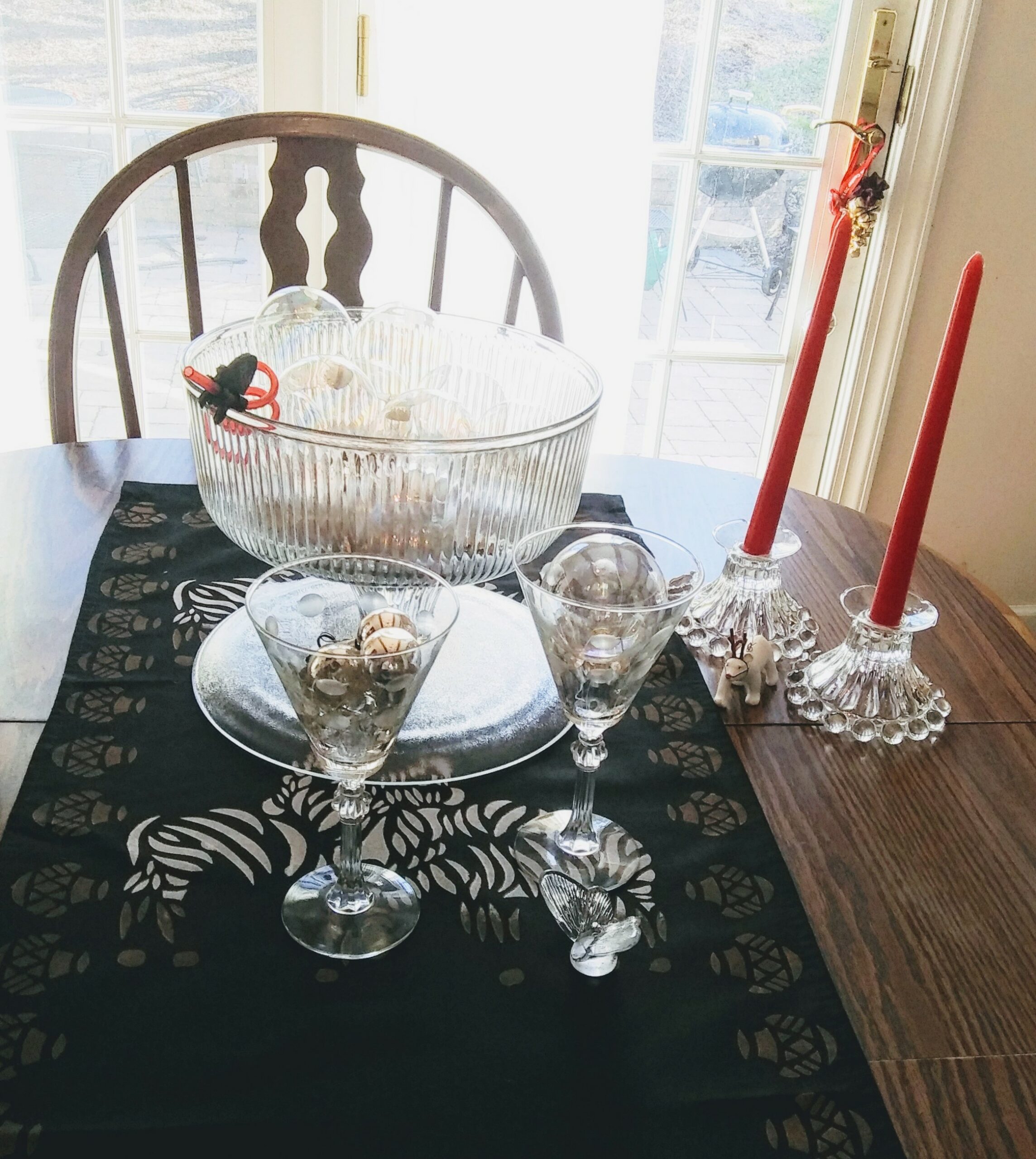 Zebra Print Table Runner