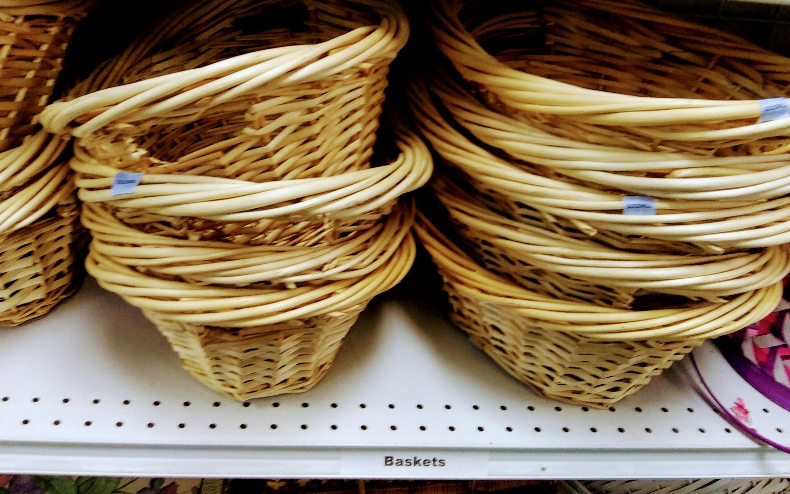 A Shelf of Baskets