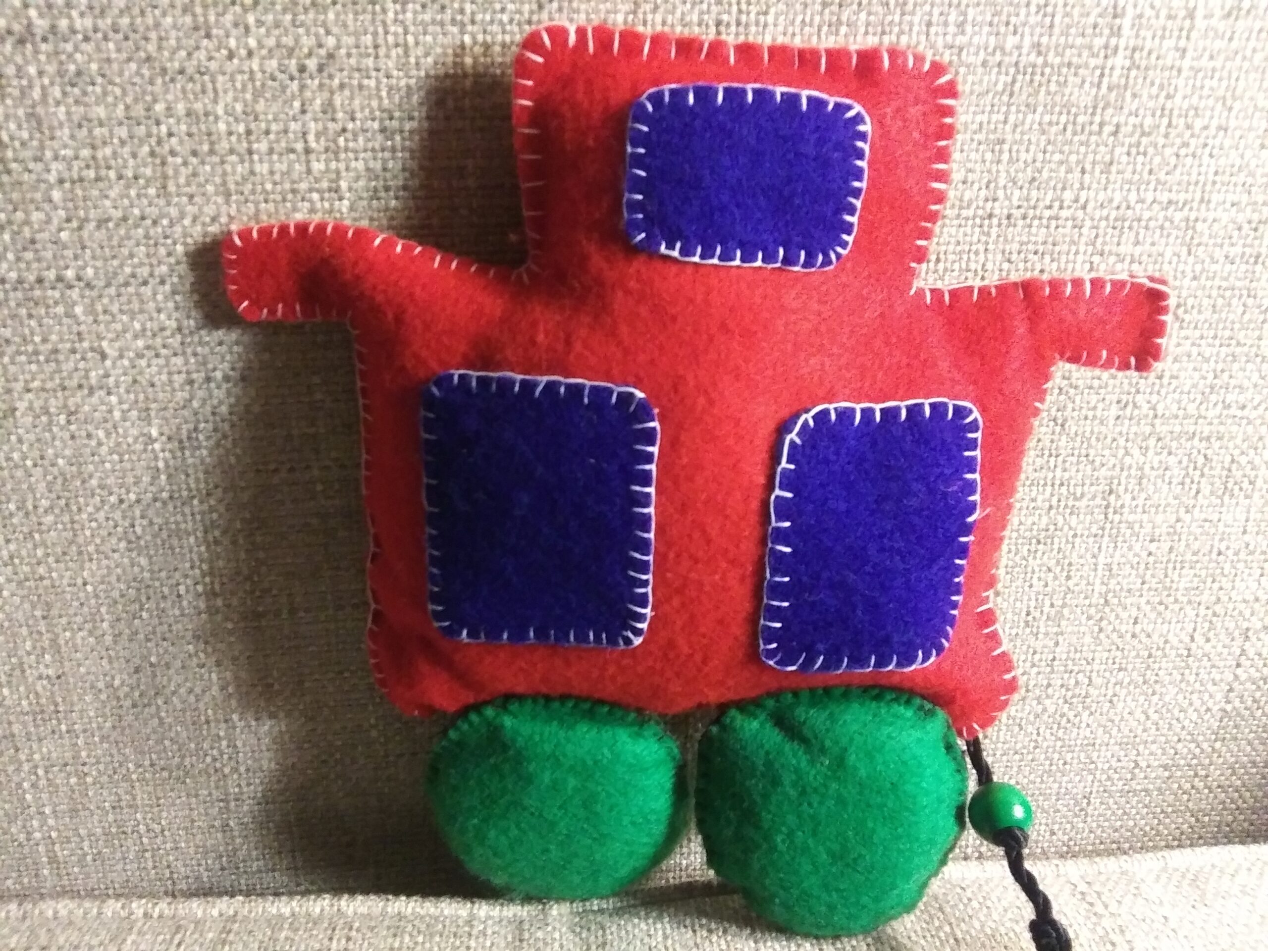 Caboose Made of Felt