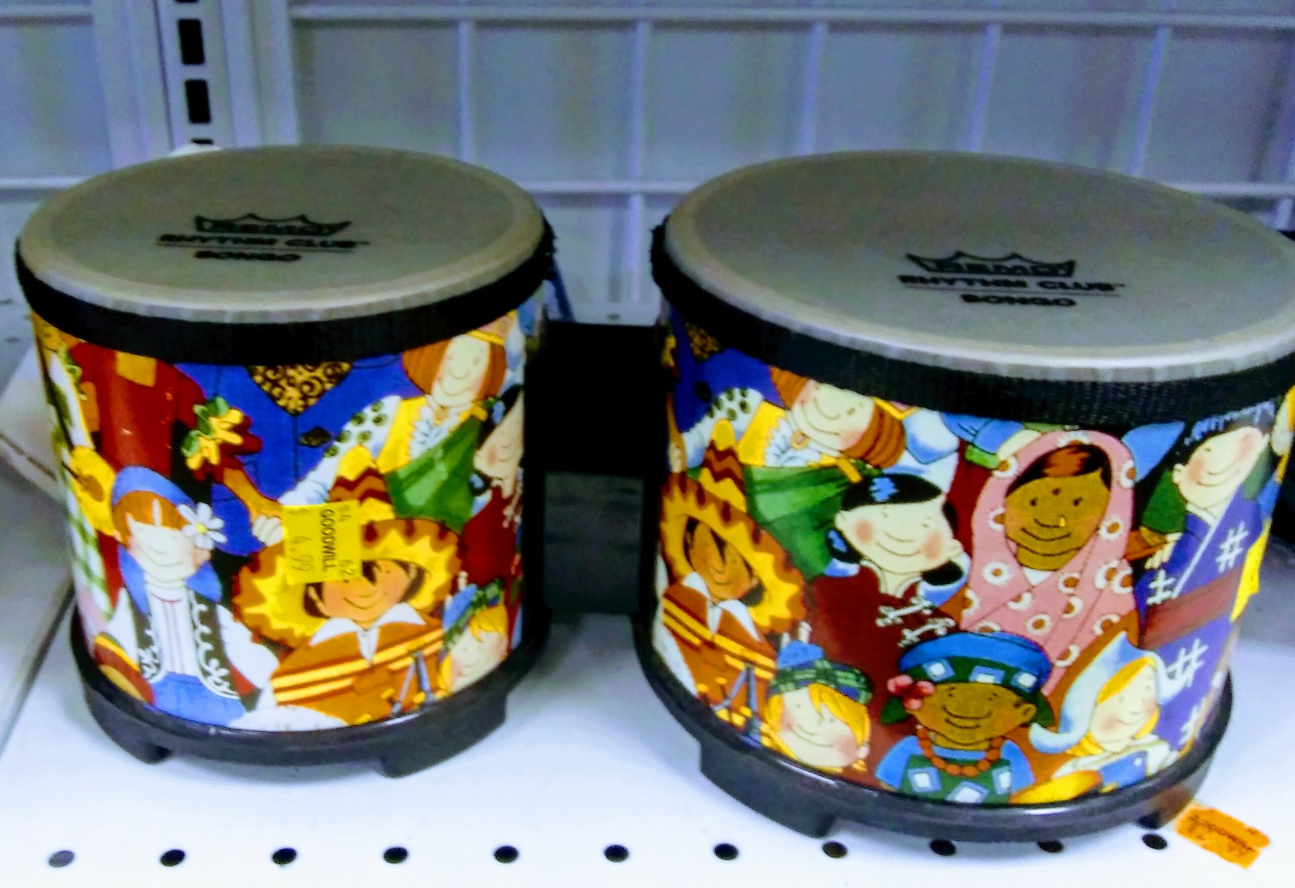 Colorful Bongo Drums