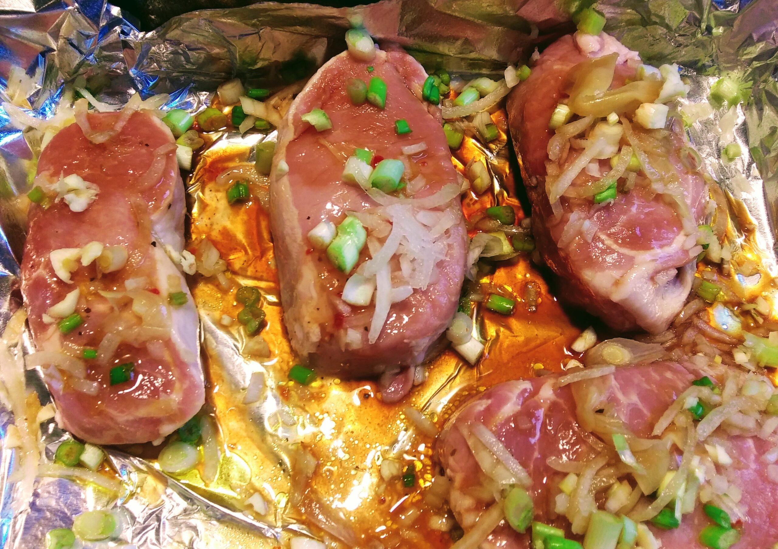 Pork Loin with Ginger Ready for the Oven