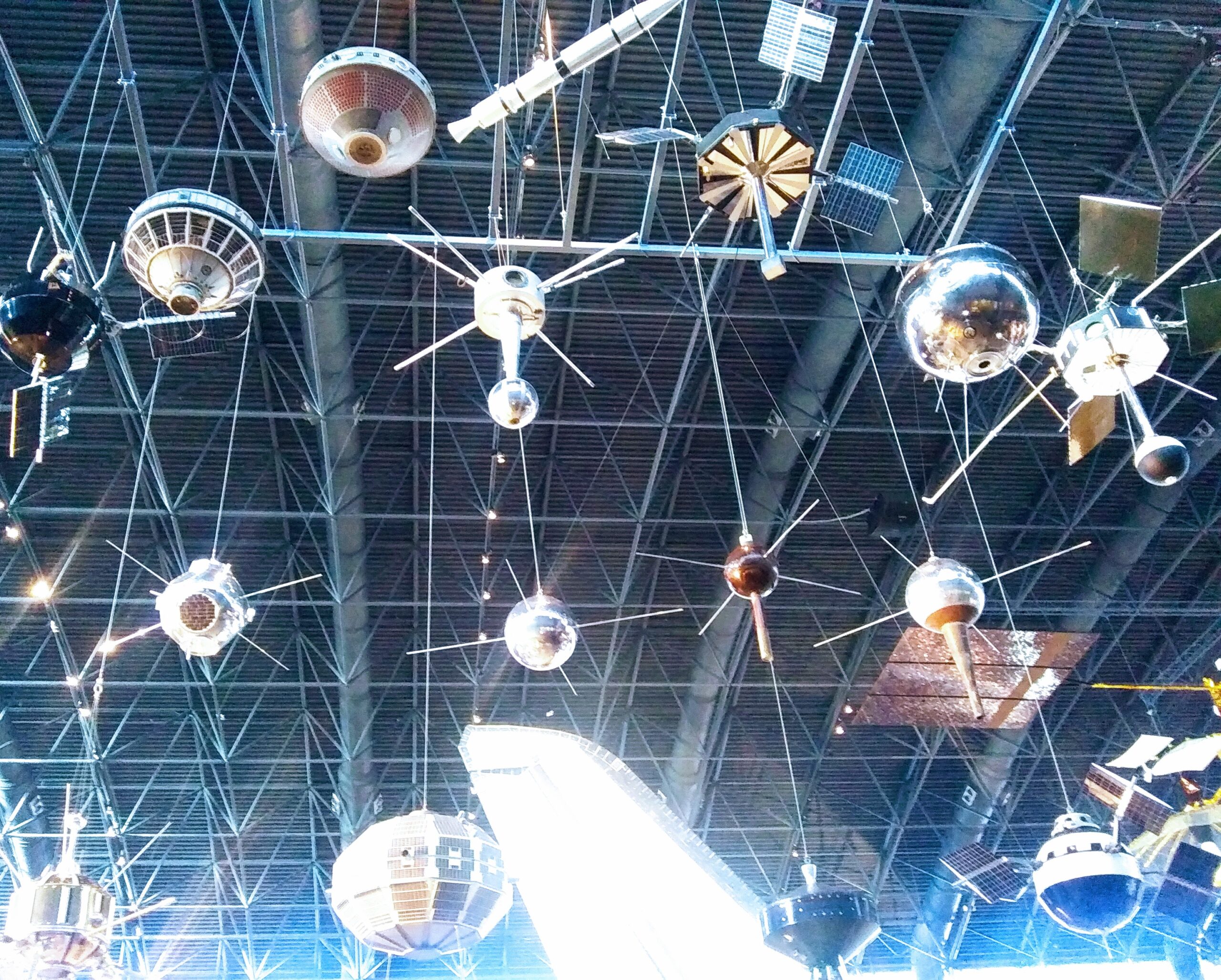 Satellites Hanging from the Ceiling