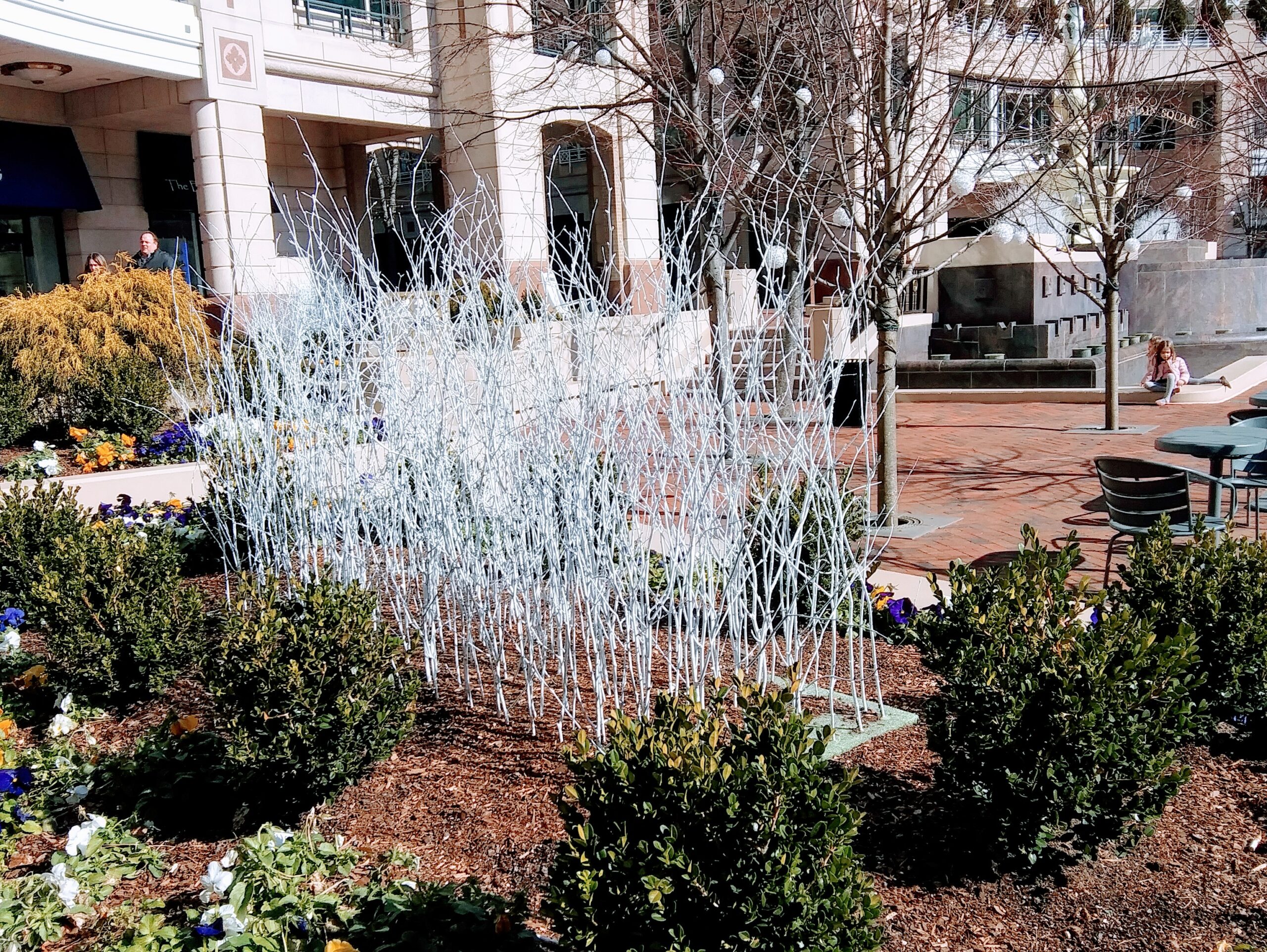 Faux White Plant Stems