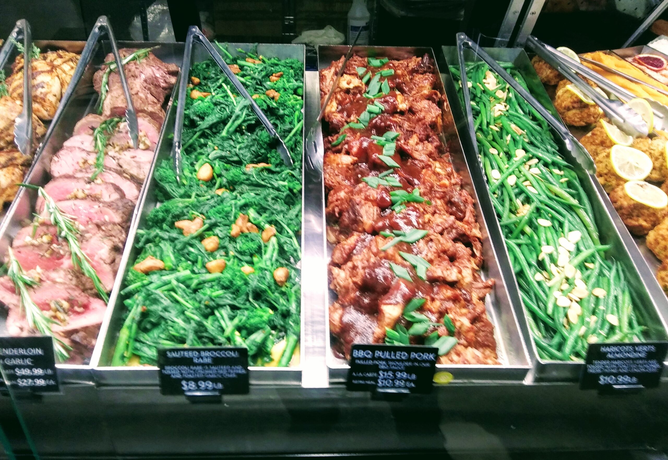 Attractively Displayed Deli Food Case