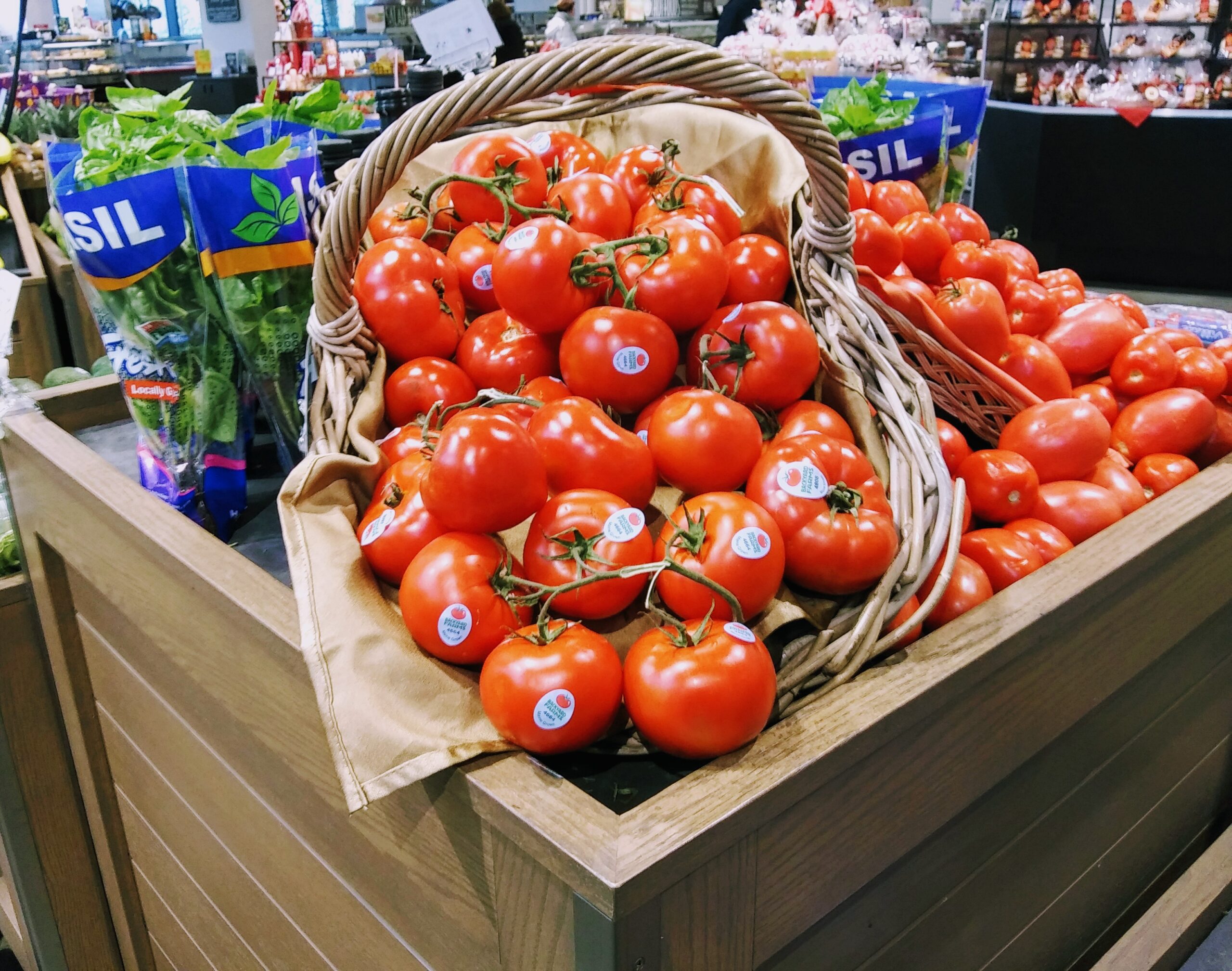 Fresh Tomatoes and Basil