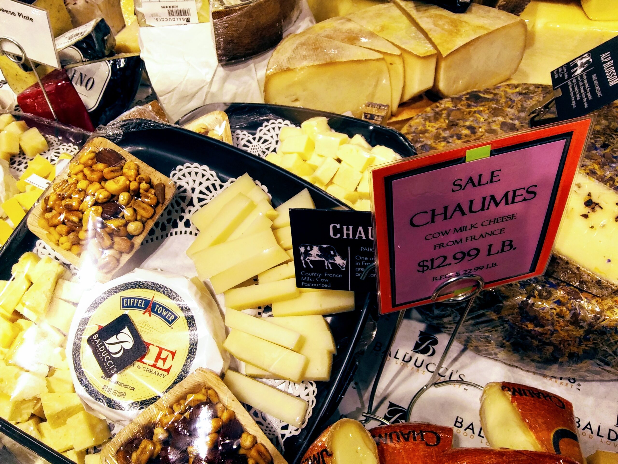 Lovely Cheese Platter with Nuts