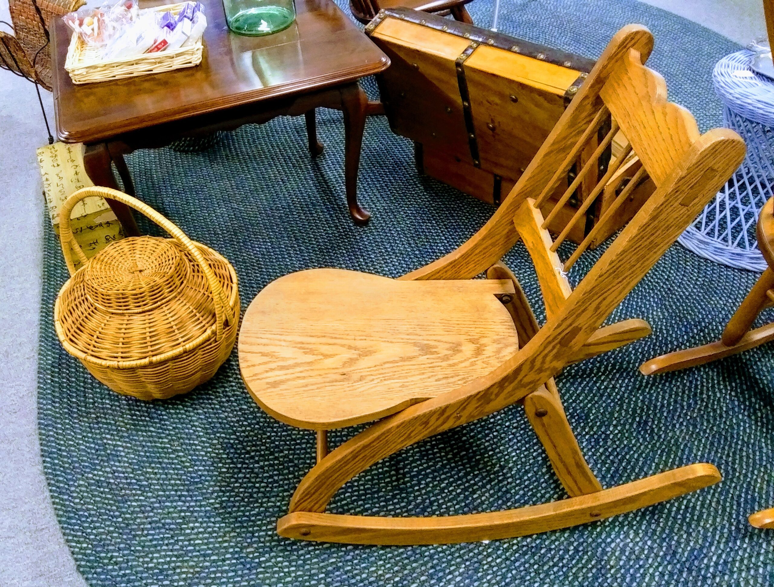 Small Wooden Rocking Chair