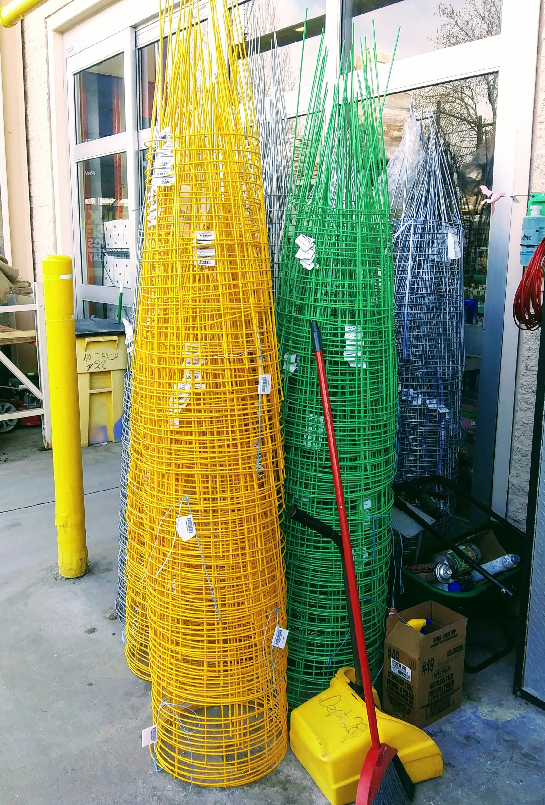 Colorful Tomato Cages