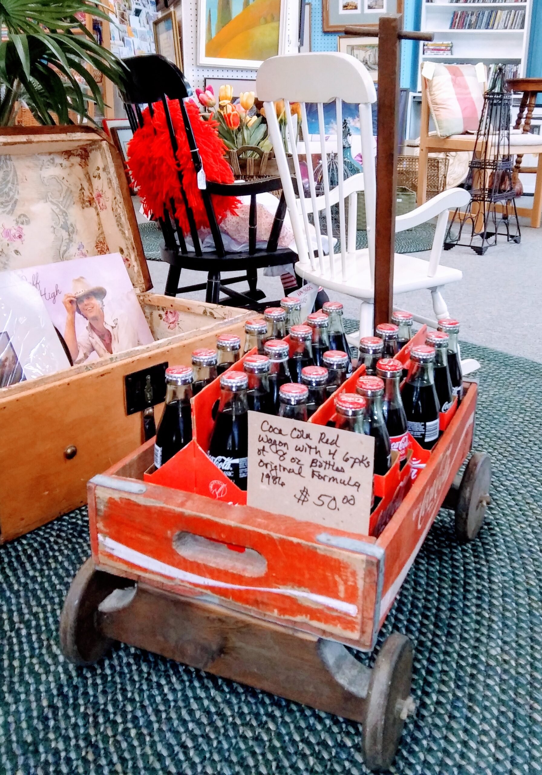 Vintage Coca cola Wagon, Side View