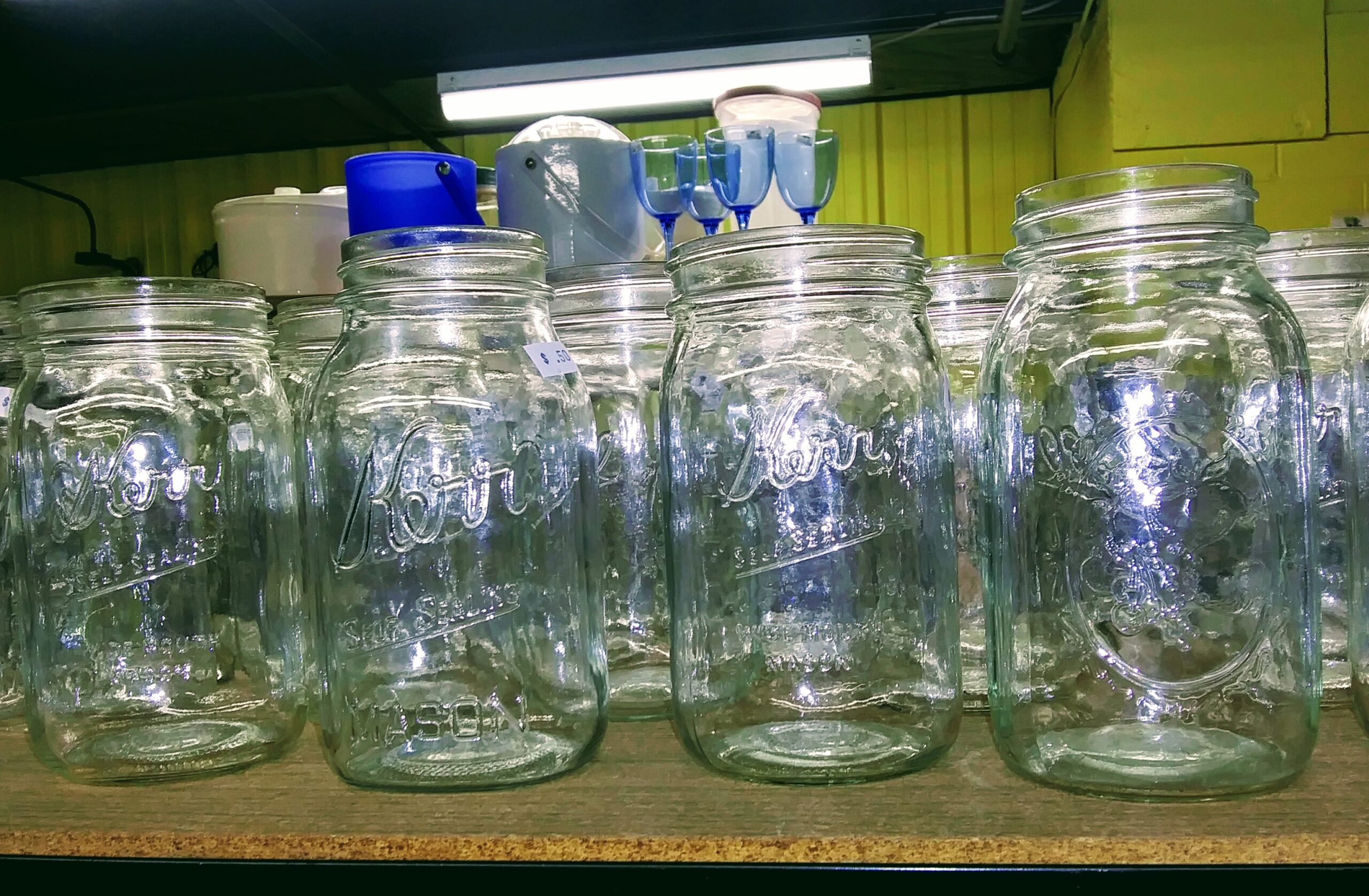 Canning jars