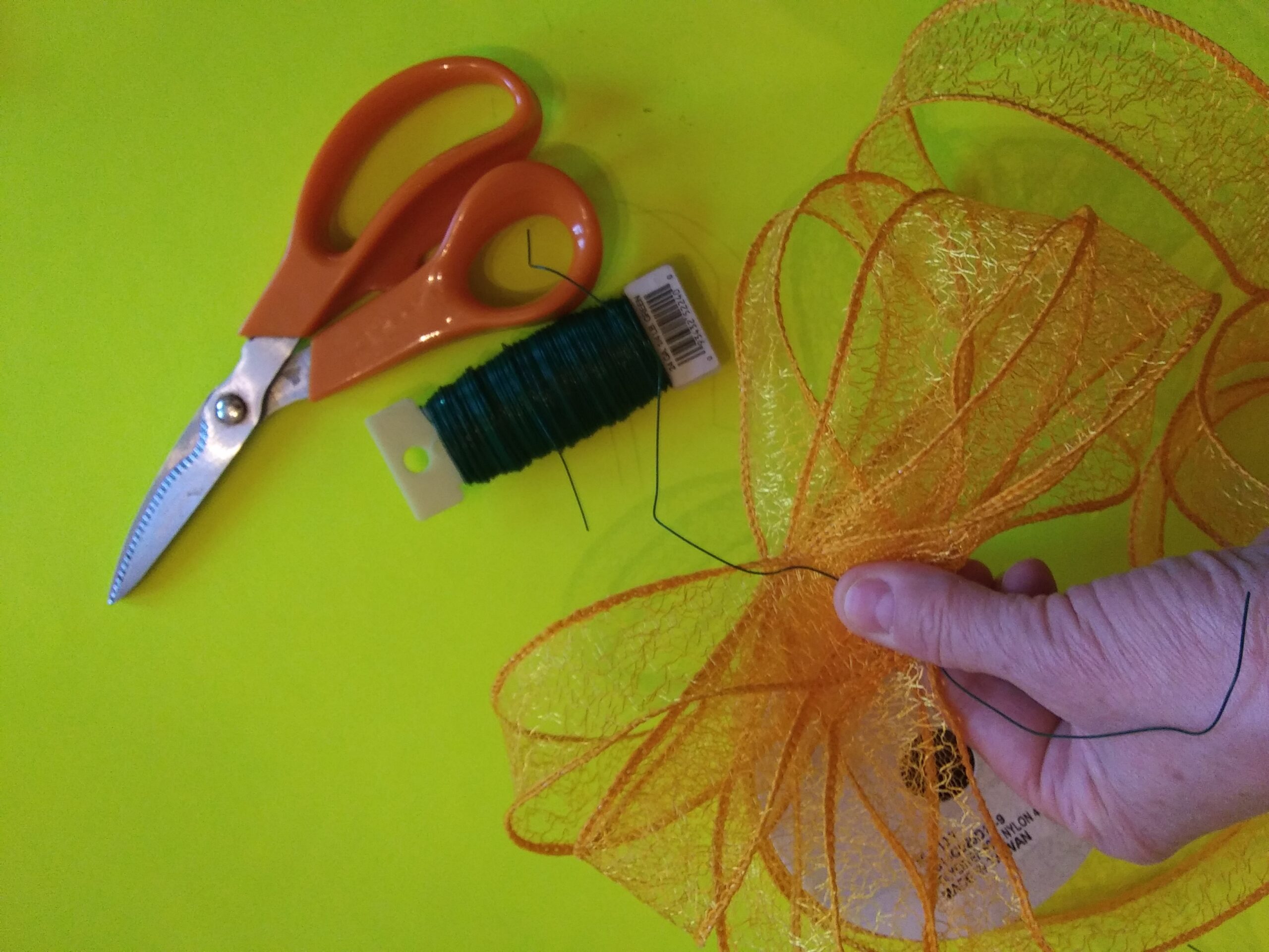 Floral Wire and Ribbon