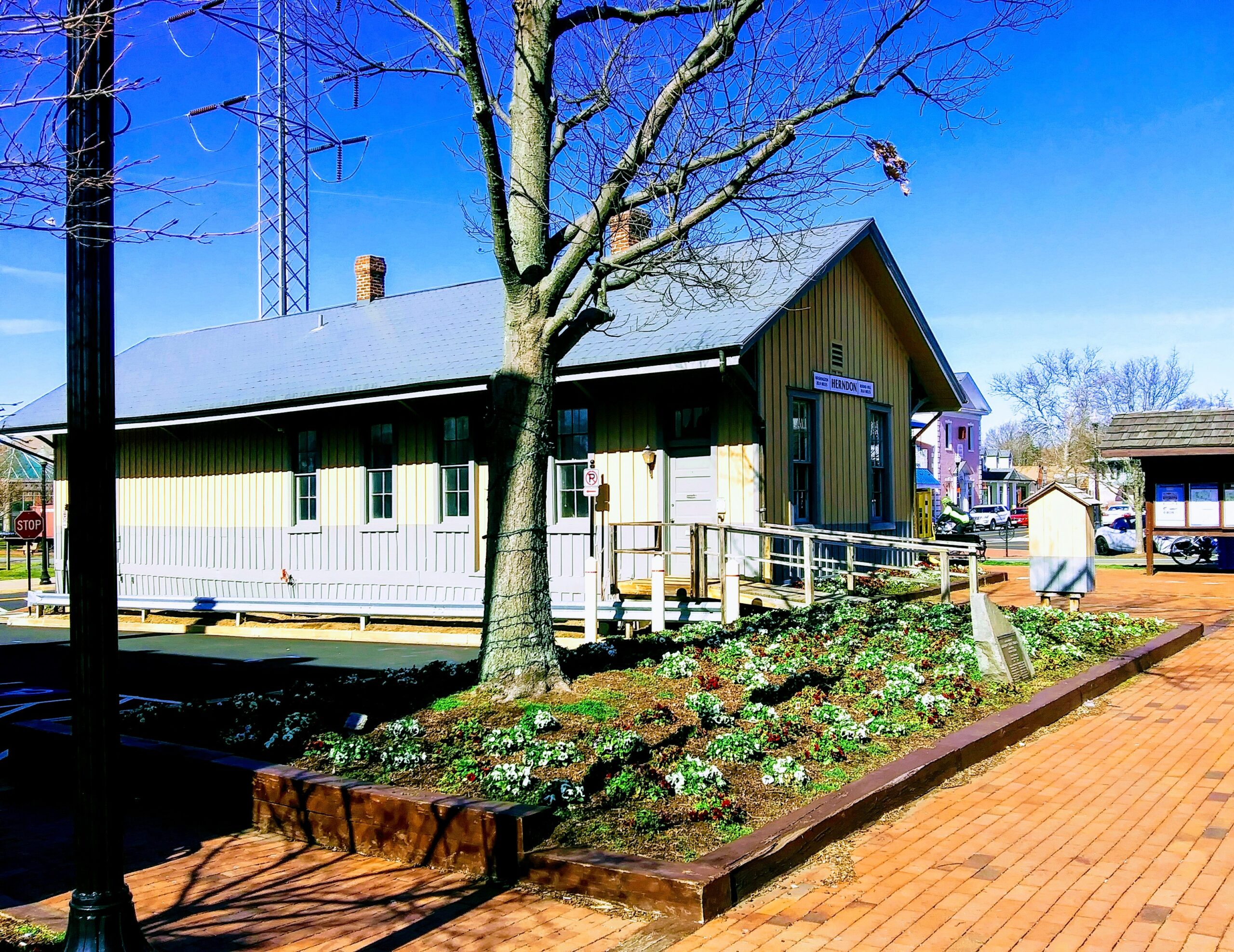 Side View of the Herndon Historical Museum