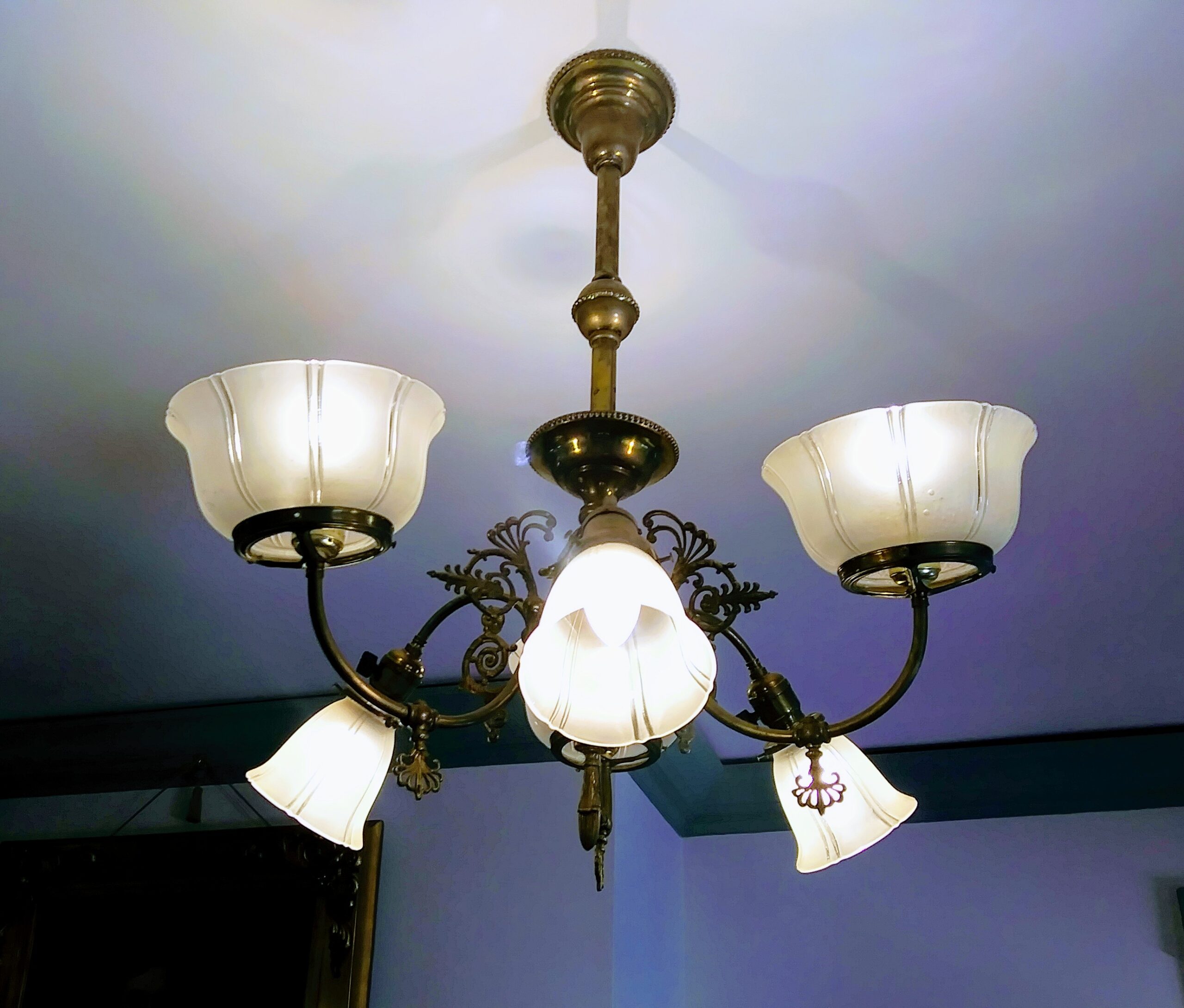 Vintage Light Fixture from the Freeman Store and Museum