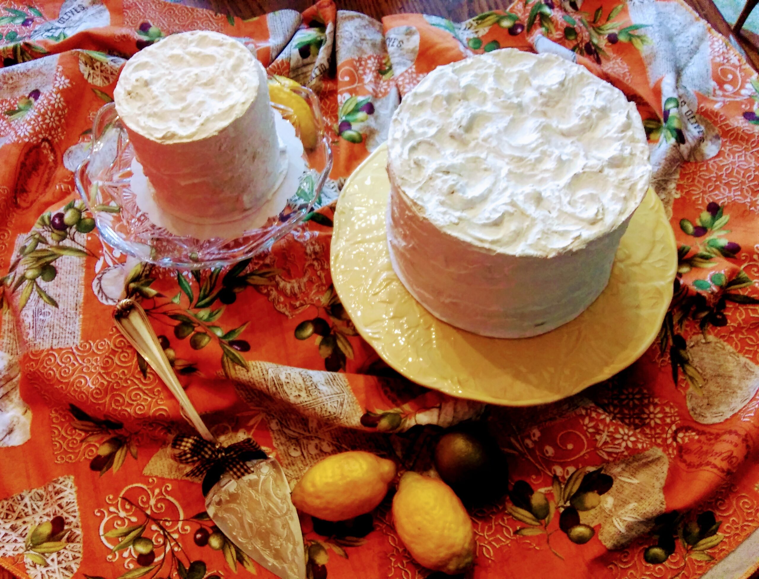 Faux Cakes on Cake Stands