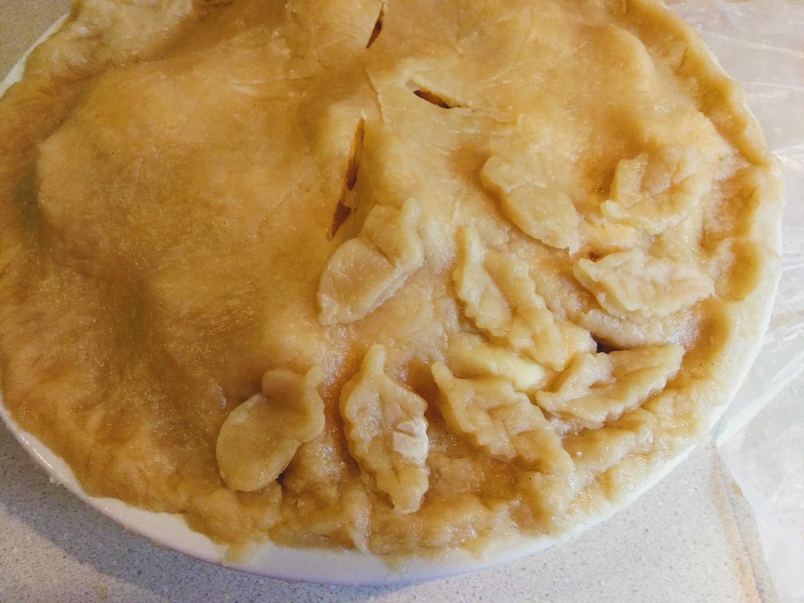 Decorative Top of Apple Pie