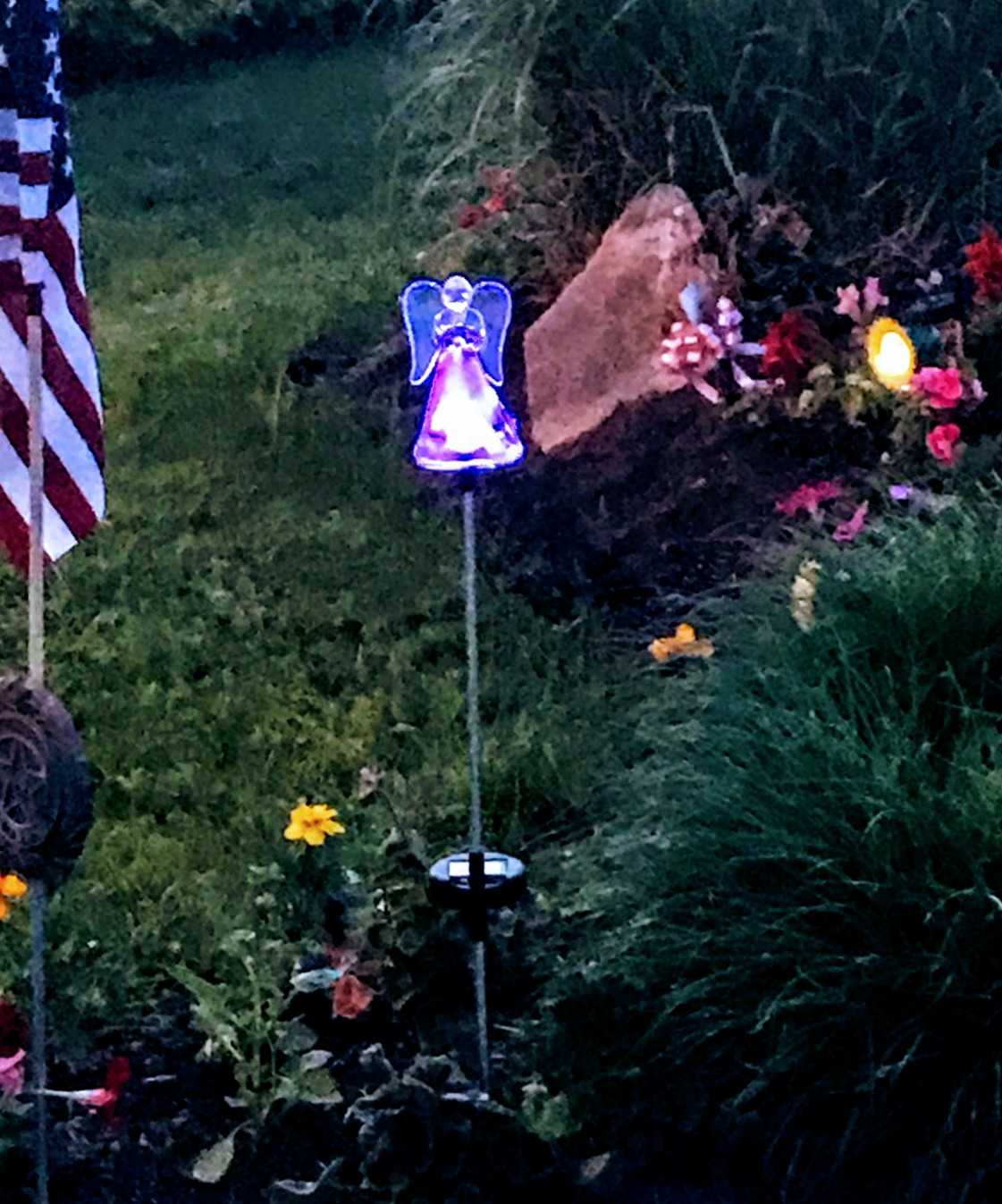 Memorial Garden at Night