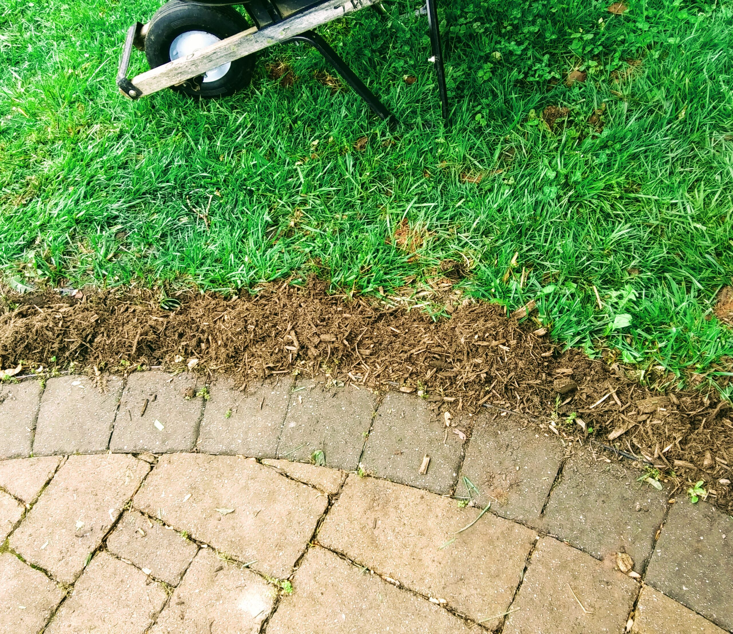 Mulch Near Patio