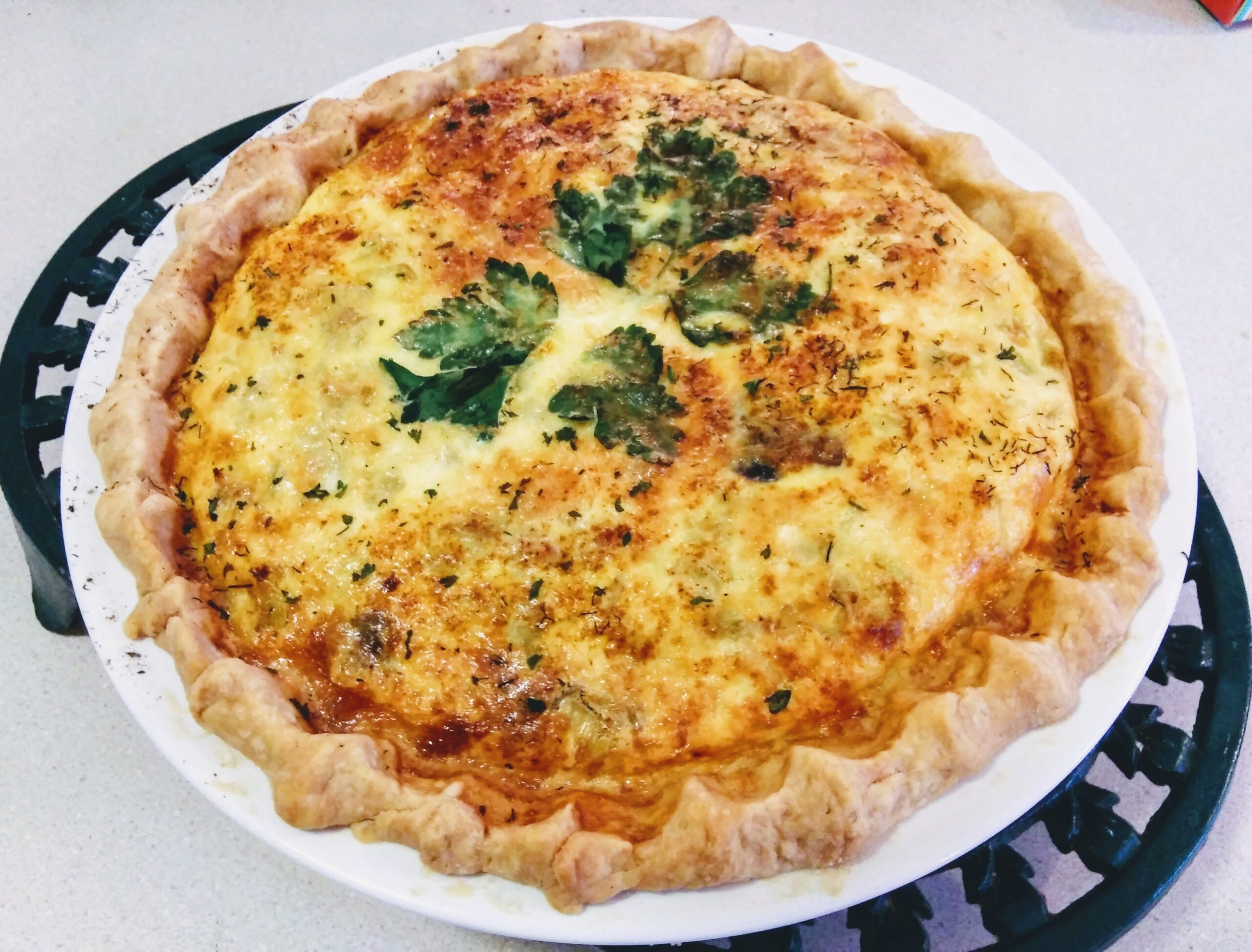 Quiche Fresh from Oven