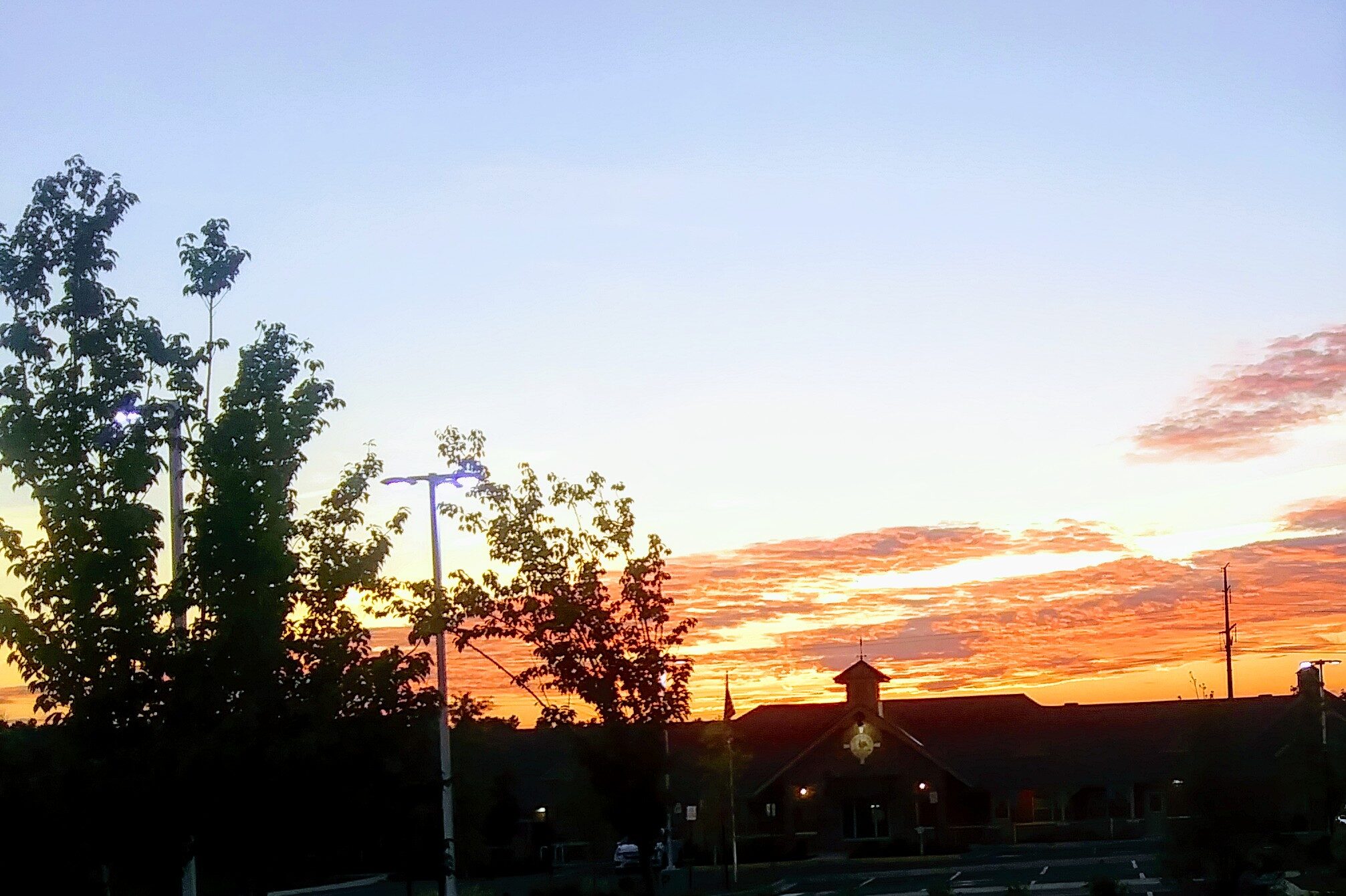 Night Sky During the Golden Hour