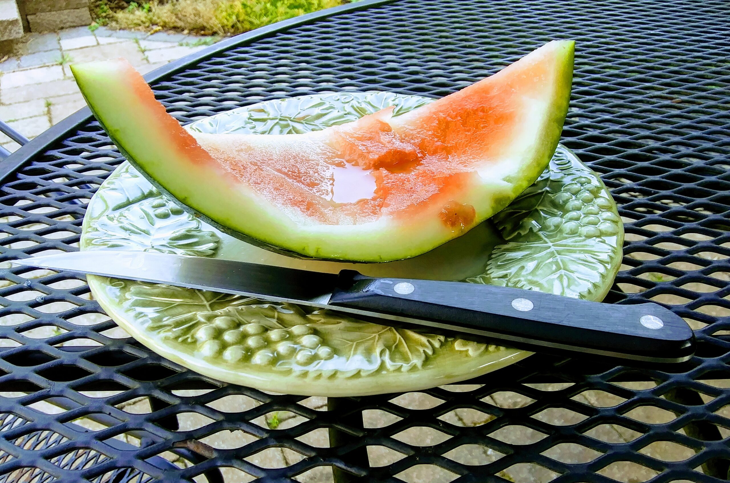 Watermelon Rind on Dish