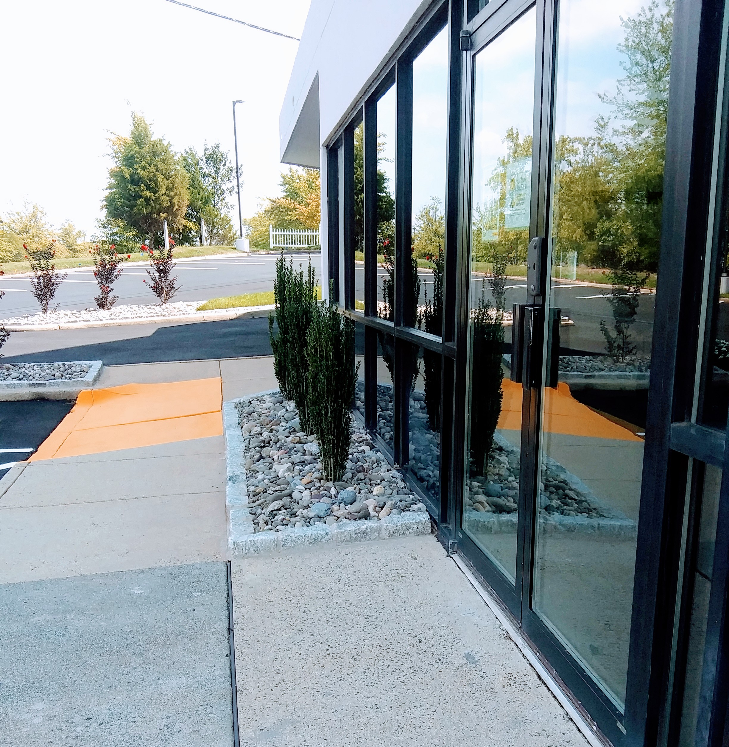 Side View of Xeriscaping Landscaping