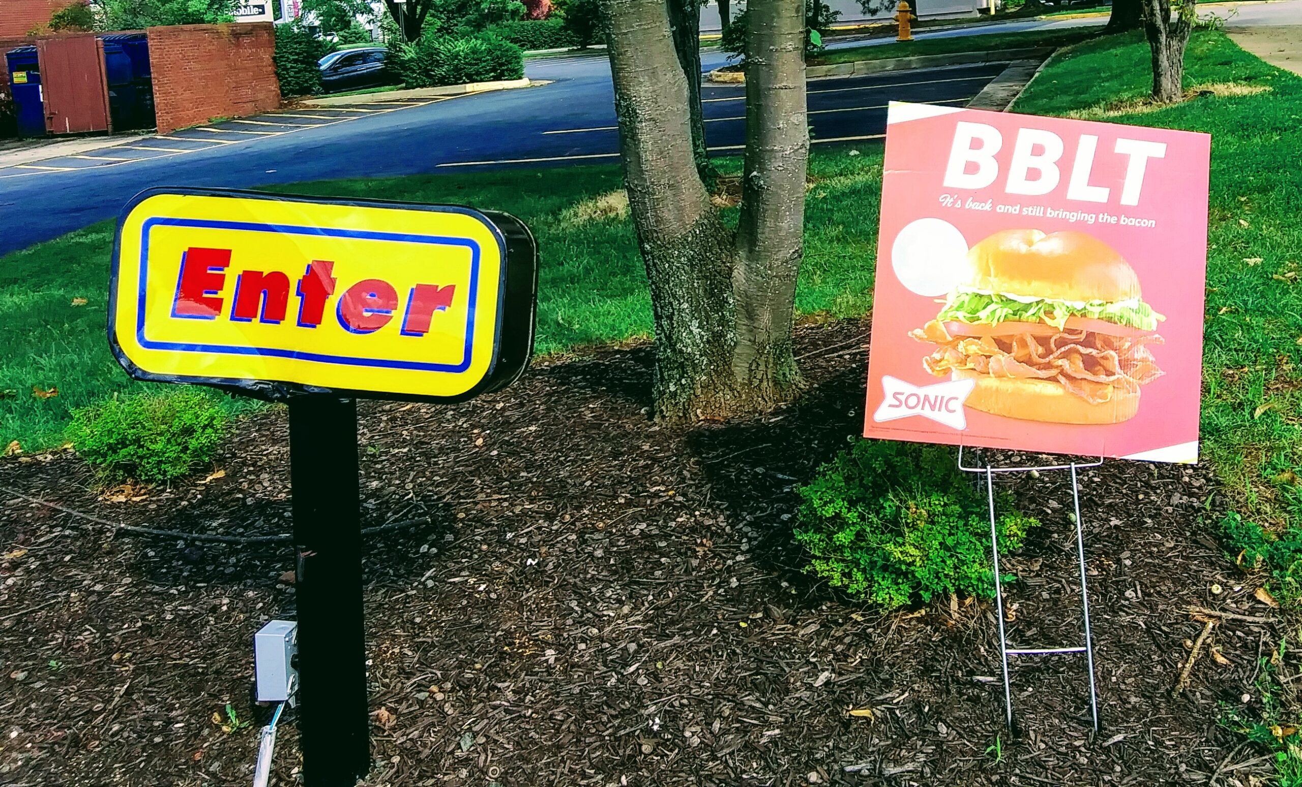 Signs Near Drive Through