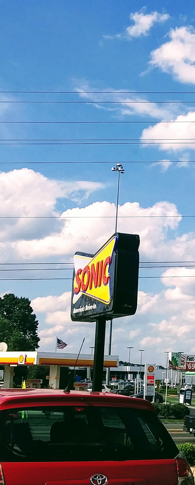 View of Sign and Sky