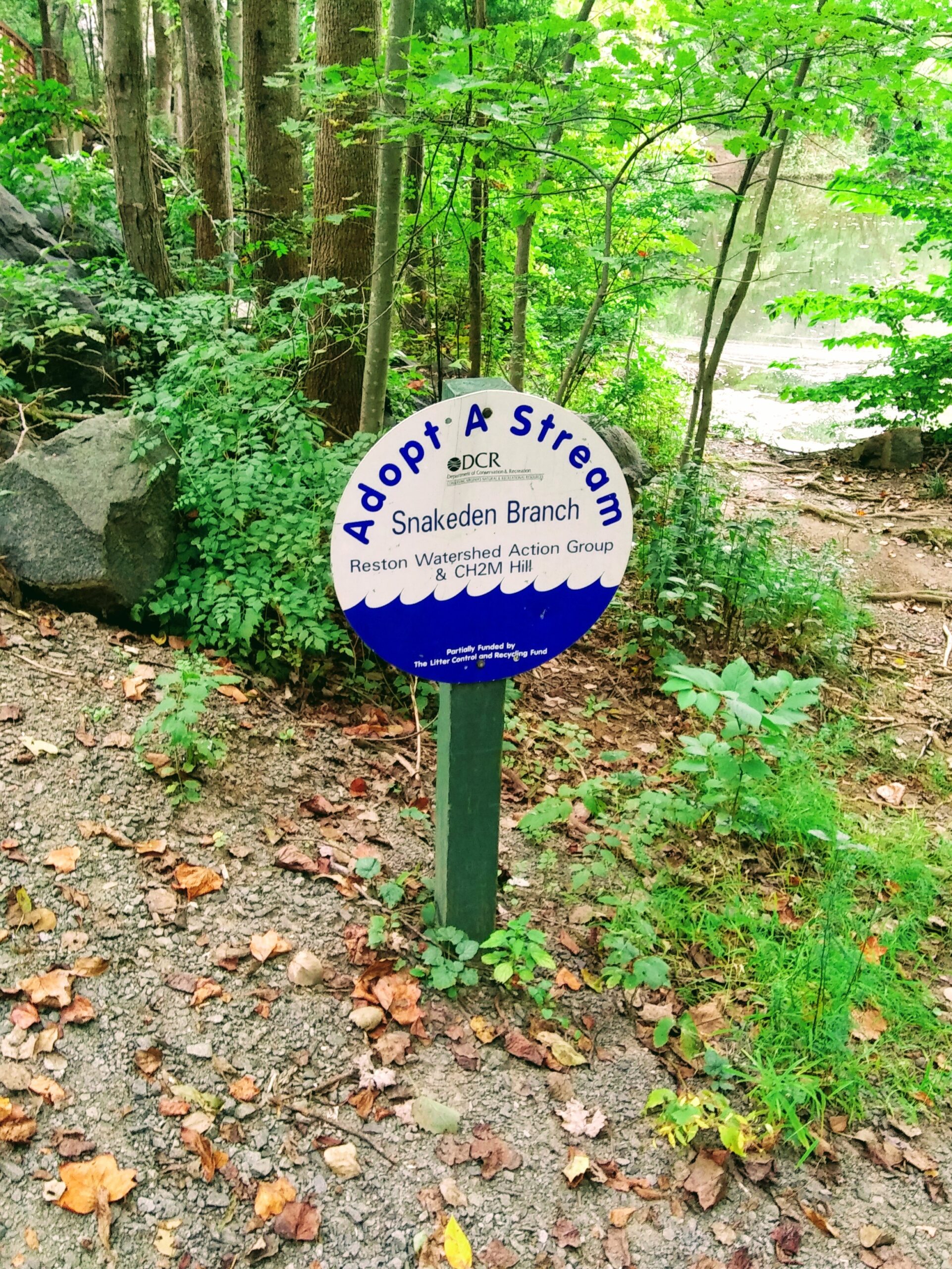 Adopt a Stream Sign