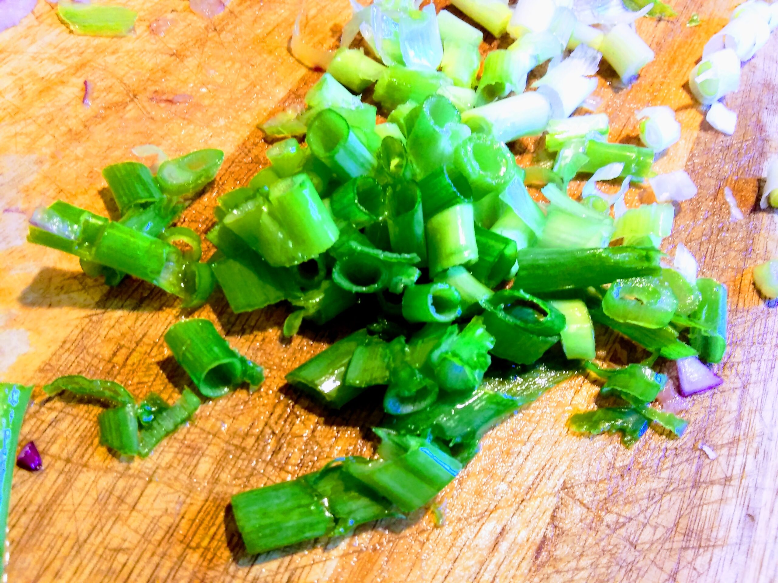 Chopped Green Spring Onions