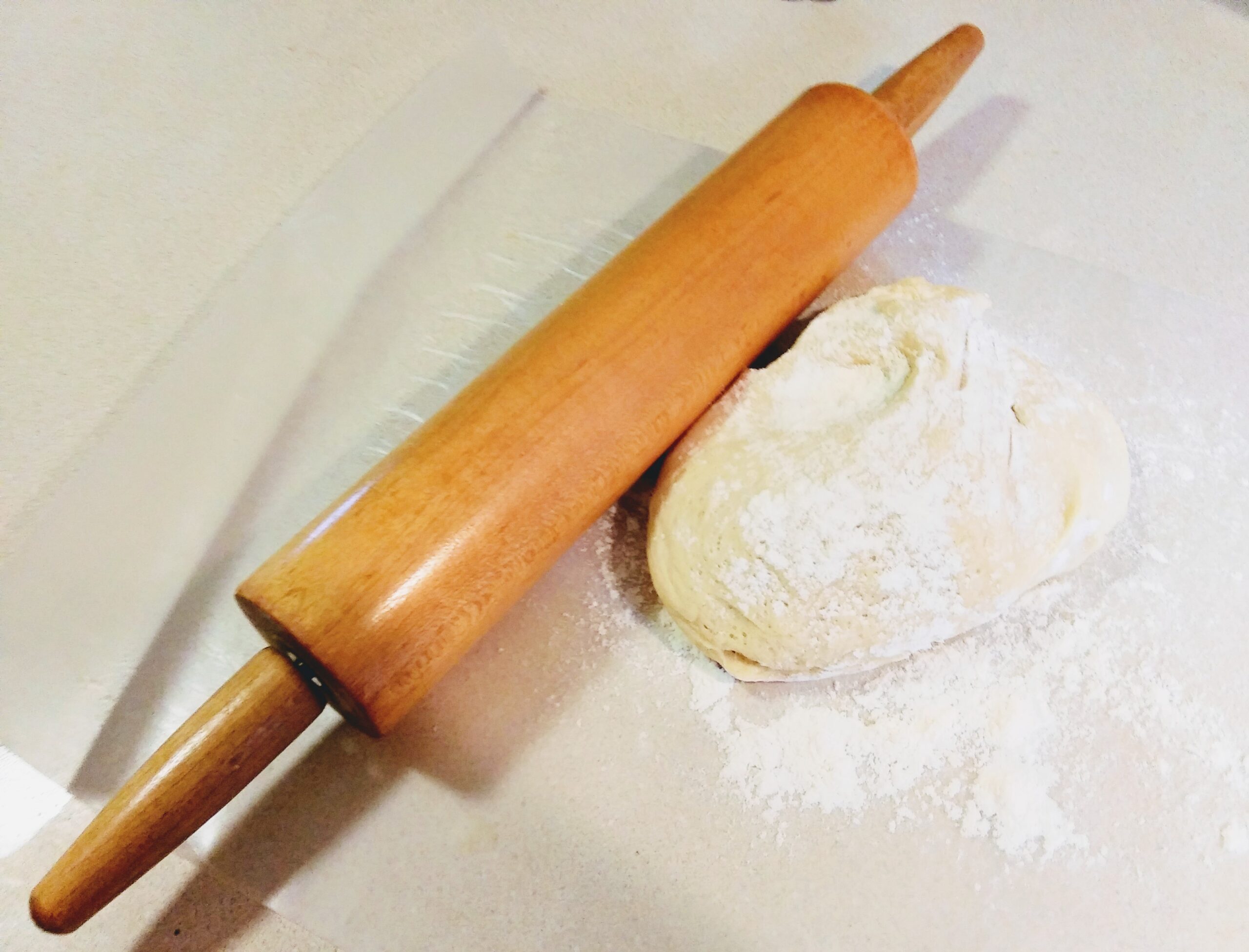 Bread Dough on Wax Paper