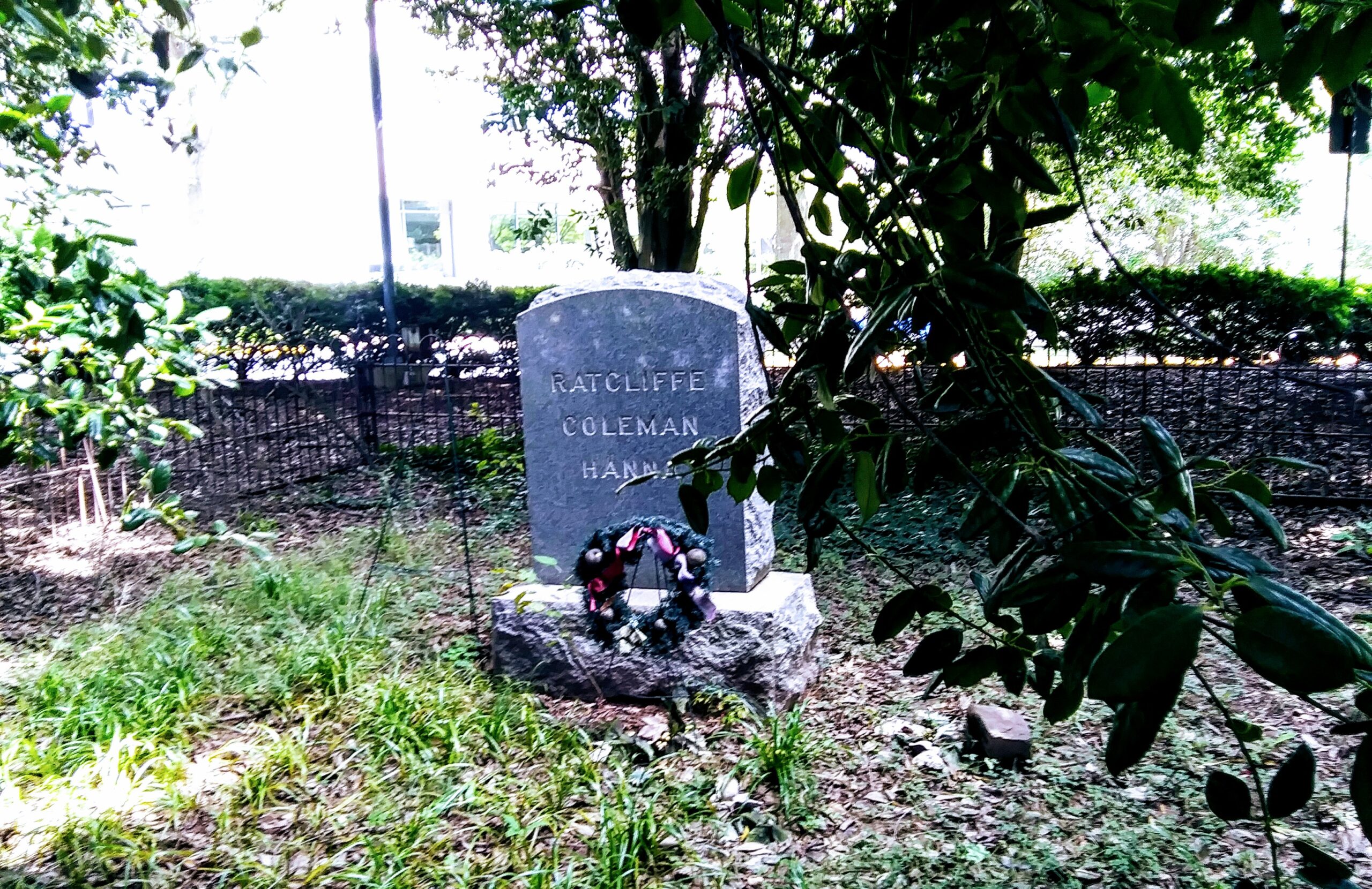 Grave Stone for Laura Ratcliffe Hanna