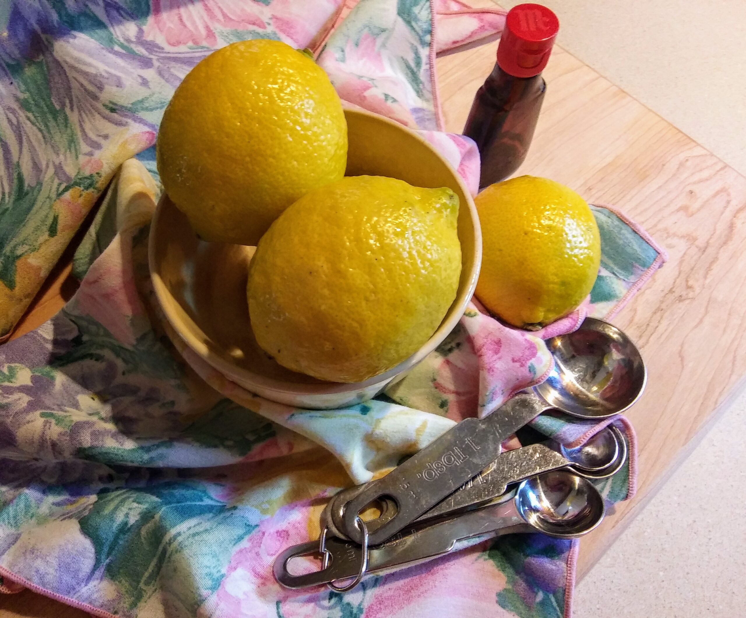 Lemons in Vintage Crock