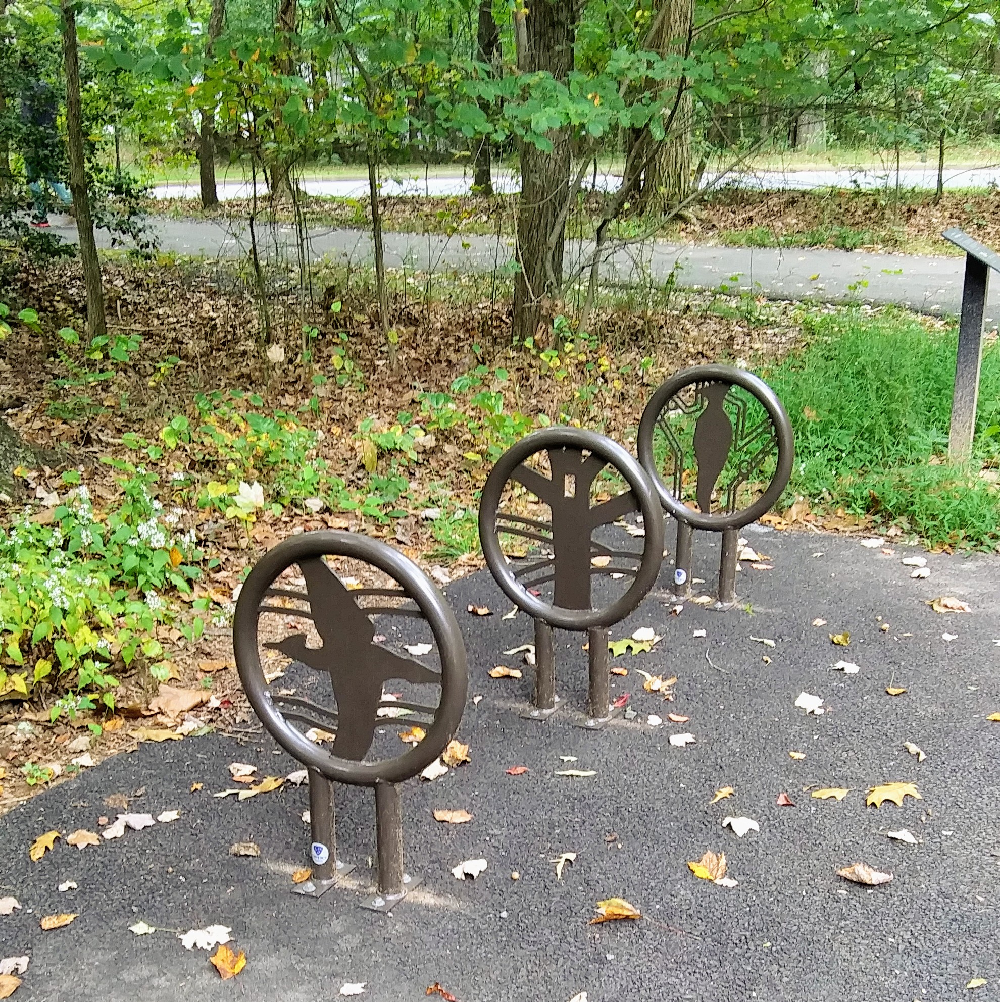 Pileated Woodpecker Bike Racks