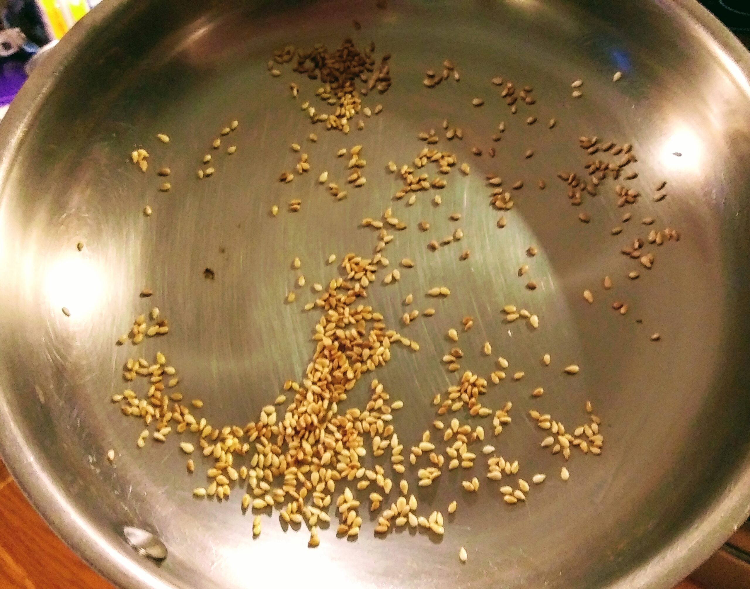 Toasting Sesame Seeds