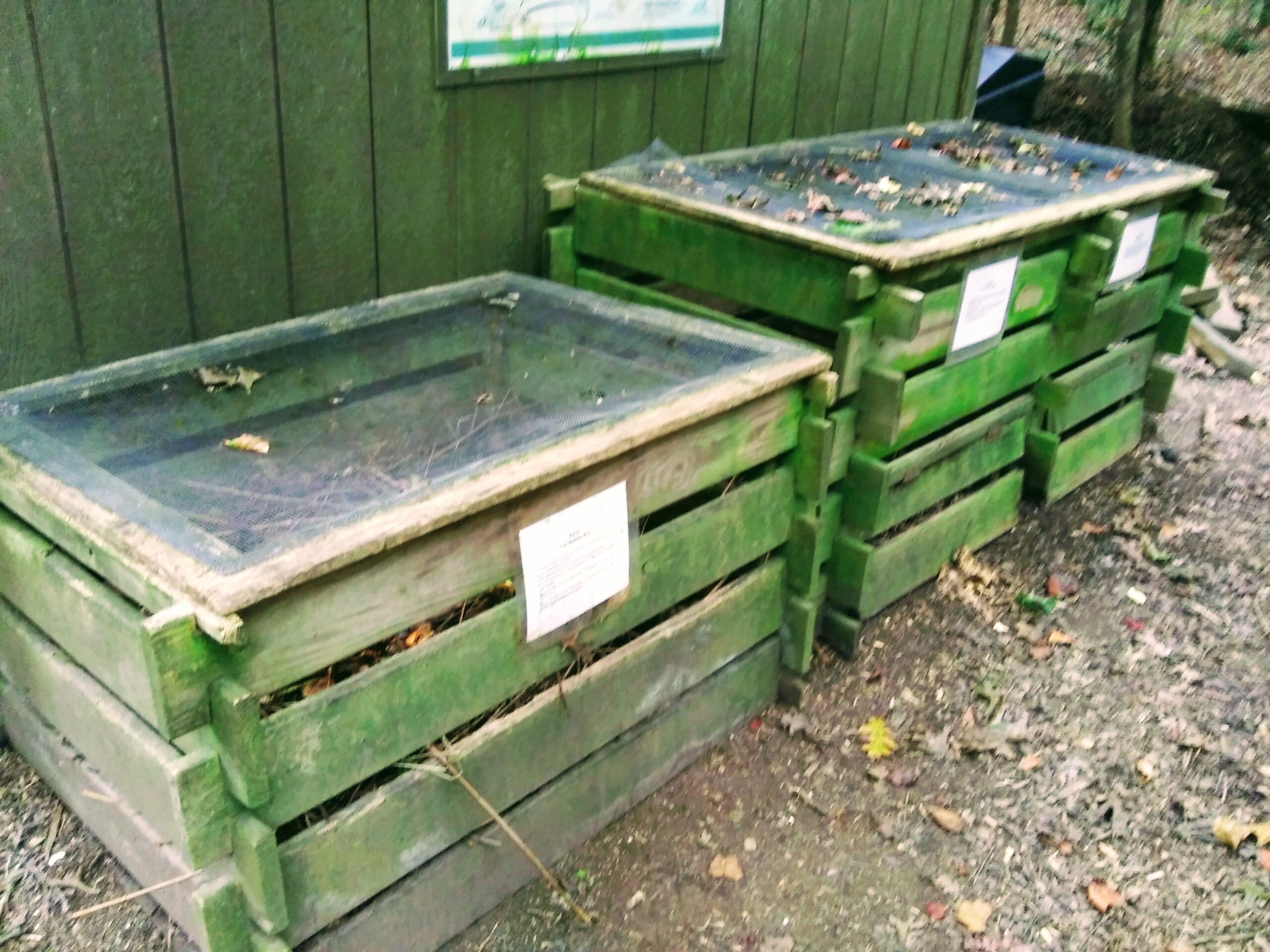 Wooden Composting Bins