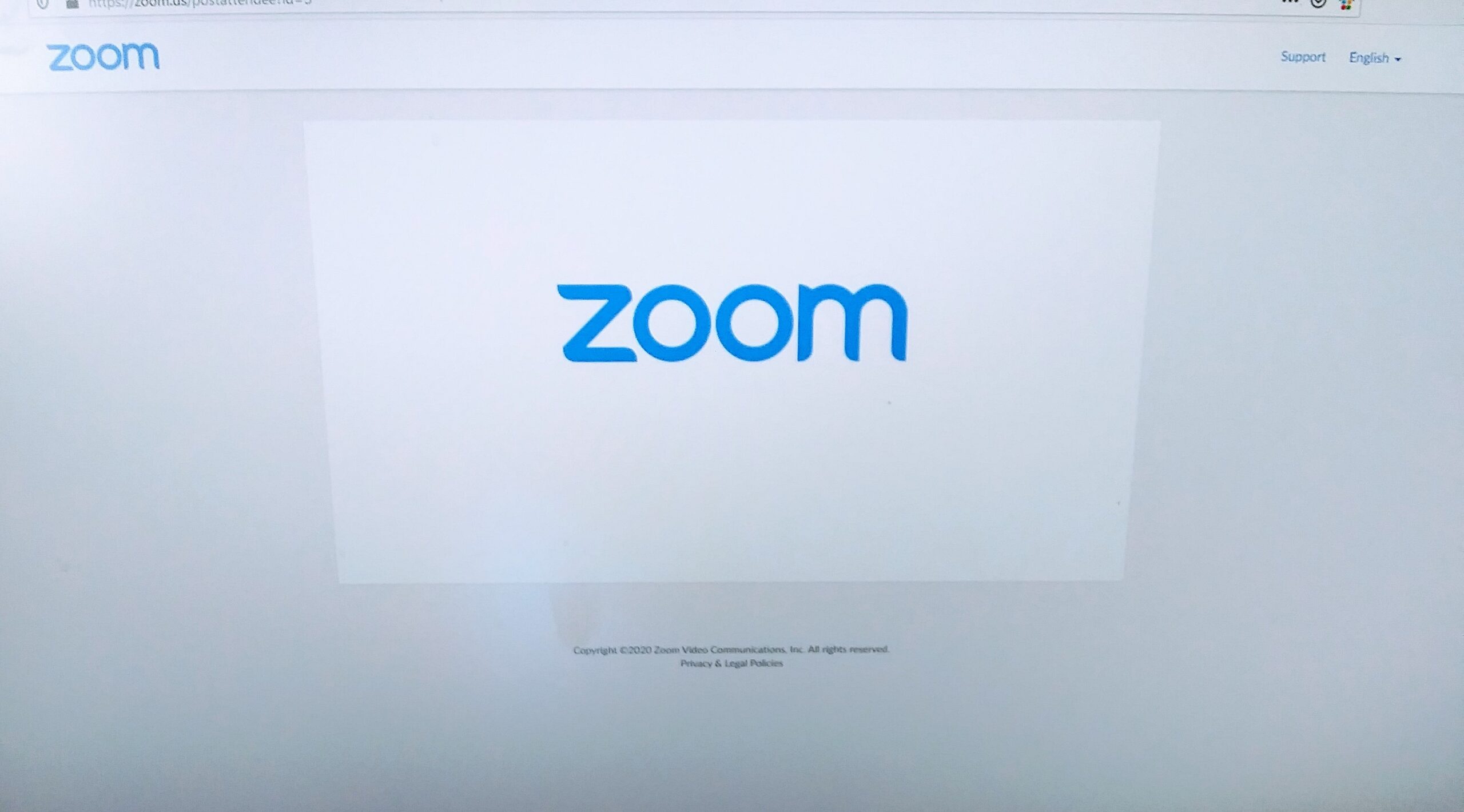 Zoom Computer Screen