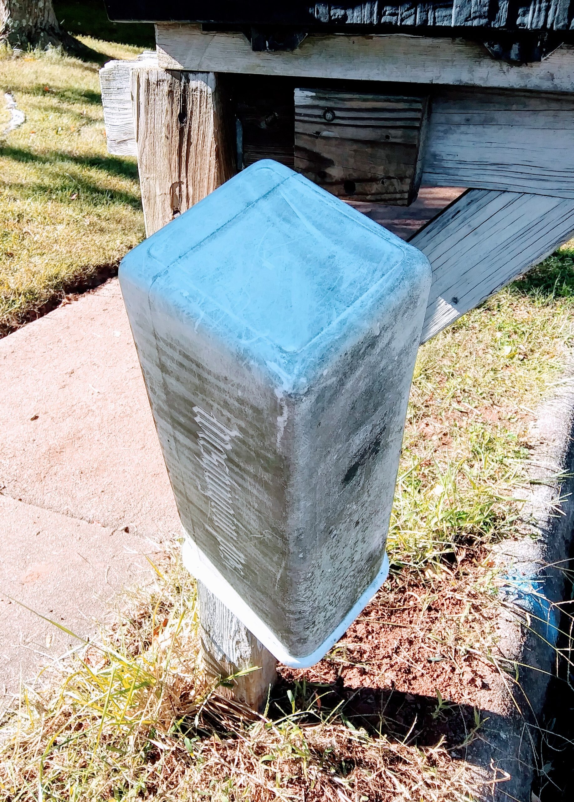 Removing Dated Newspaper Box Holder