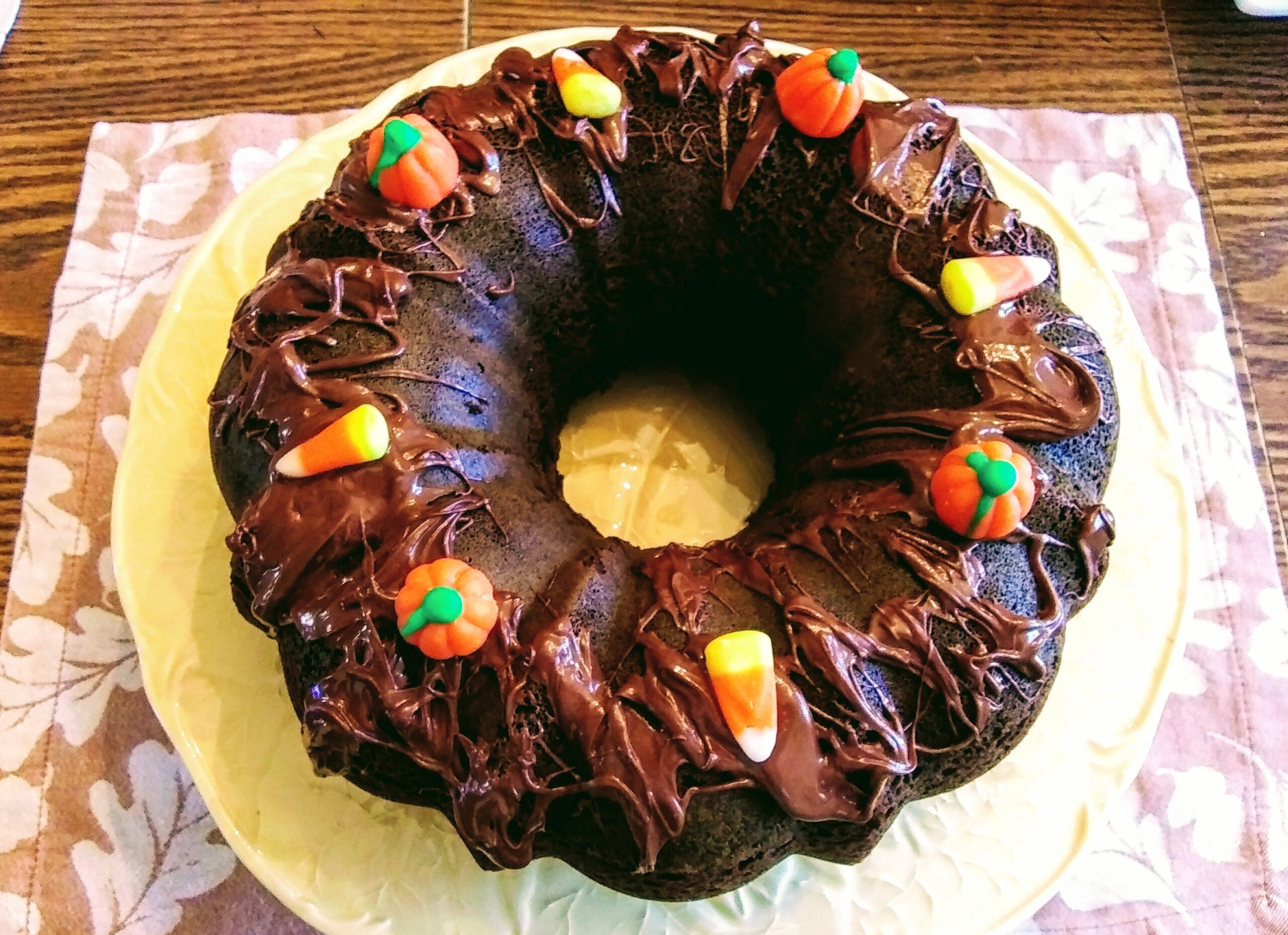 Chocolate Thanksgiving Cake