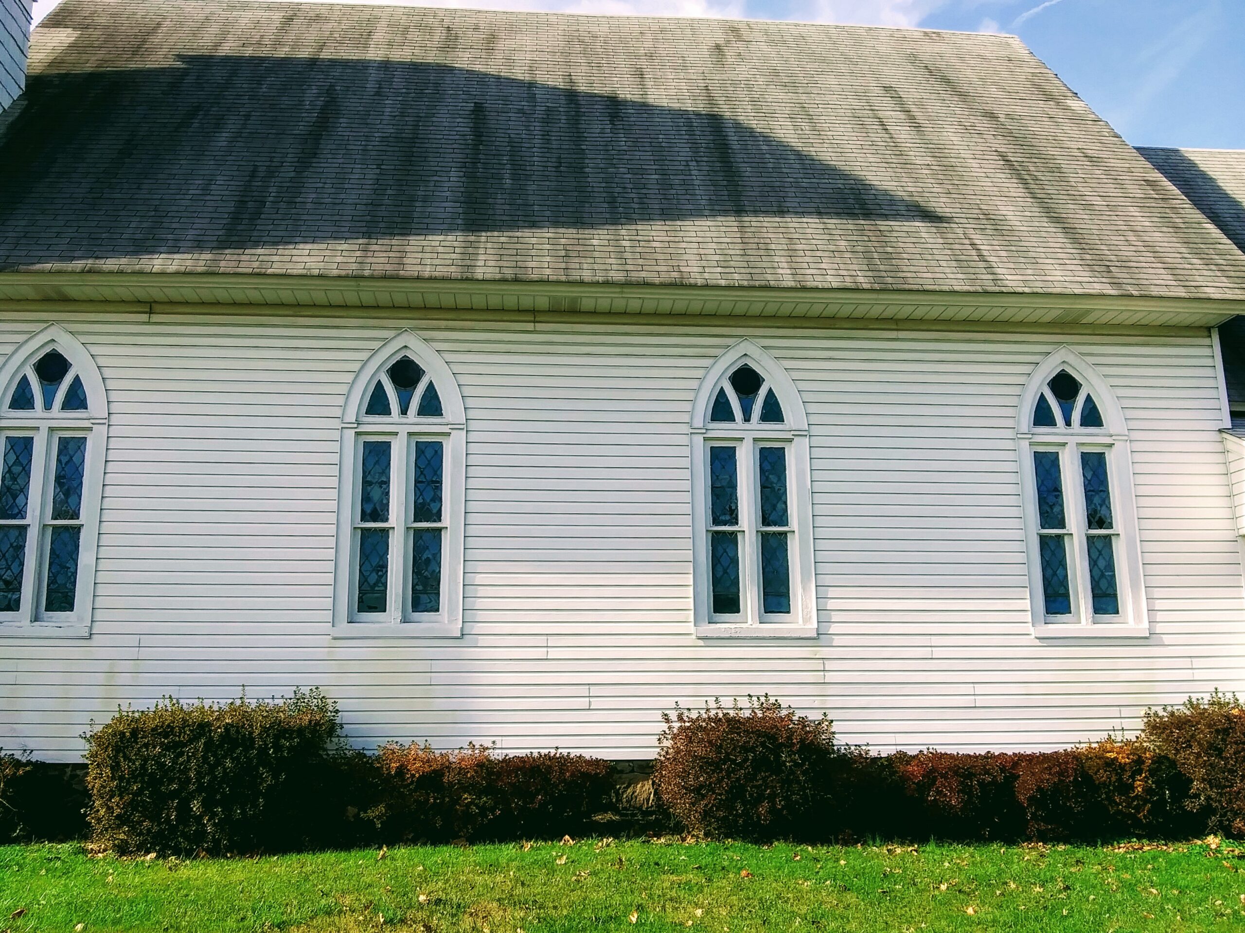 Church Windows in the St. Timothy's Church Building